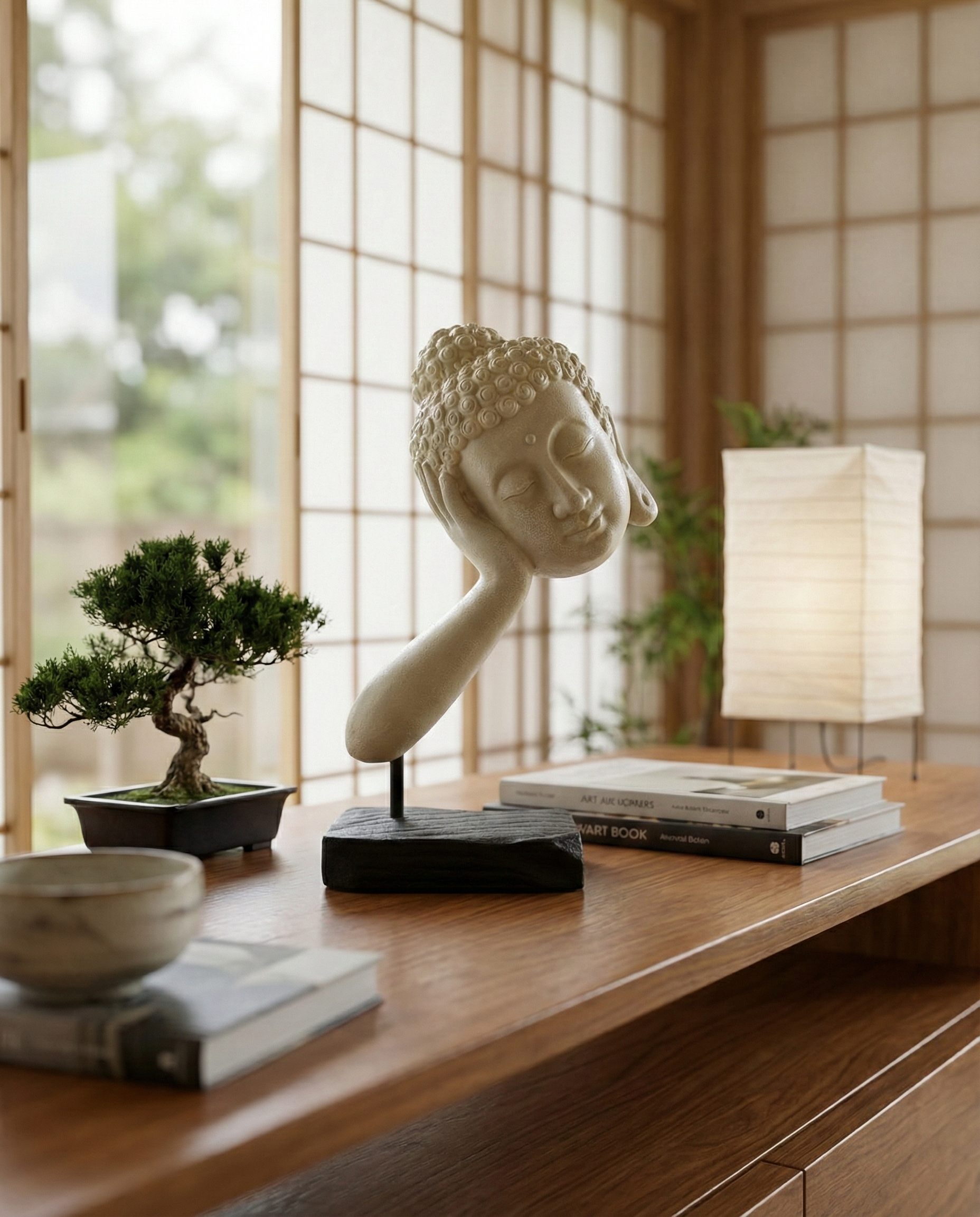 Stand Buddha Hand On Face With Base Small BD111.S - Image 3