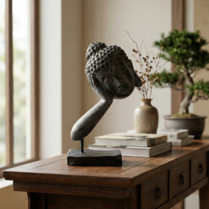 Stand Buddha Hand On Face With Base Small BD111.S