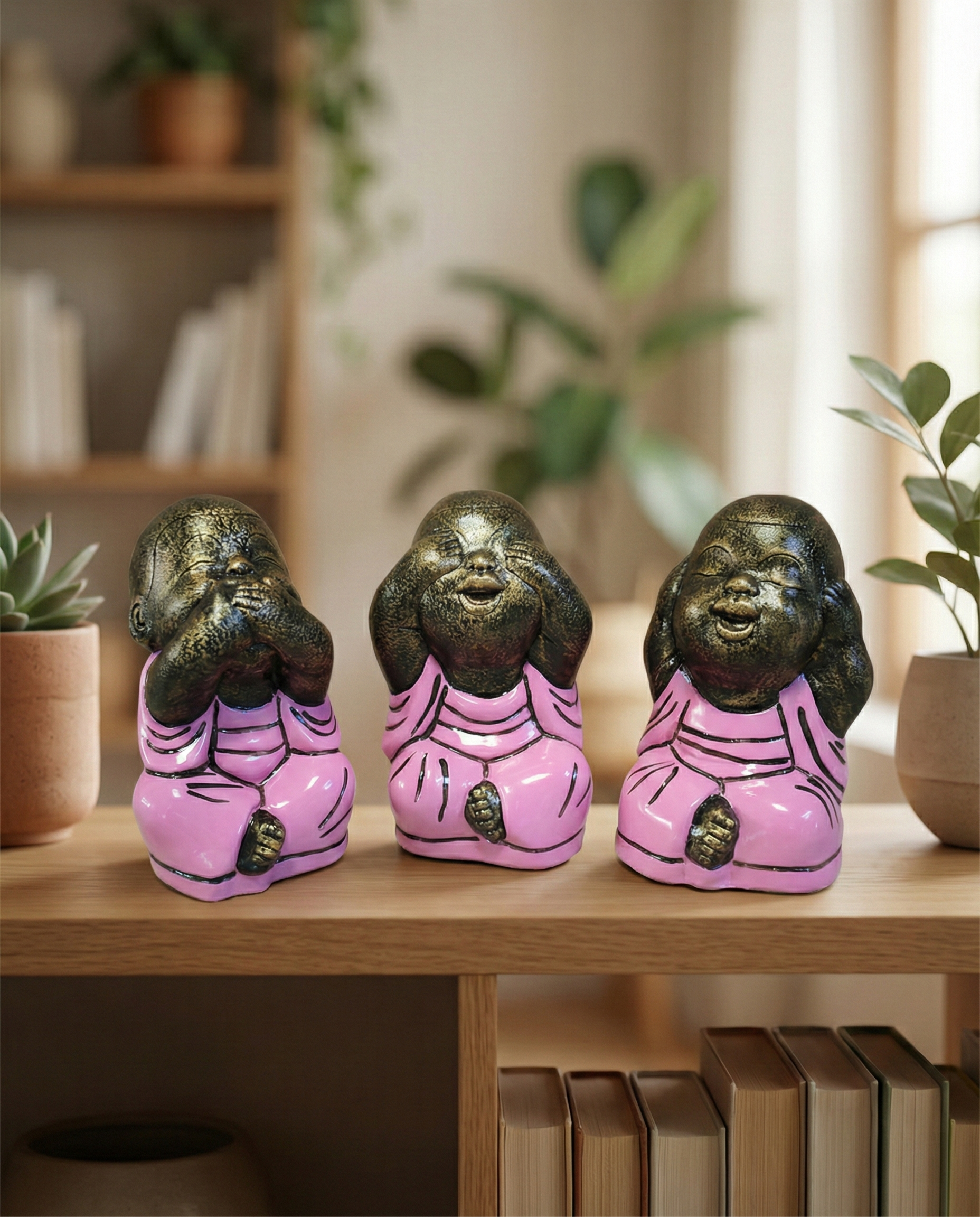 Blind Deaf Mute Shaolins Glossy H20 cm Set 3 - Image 4