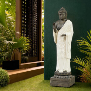 Standing Buddha Lotus H180
