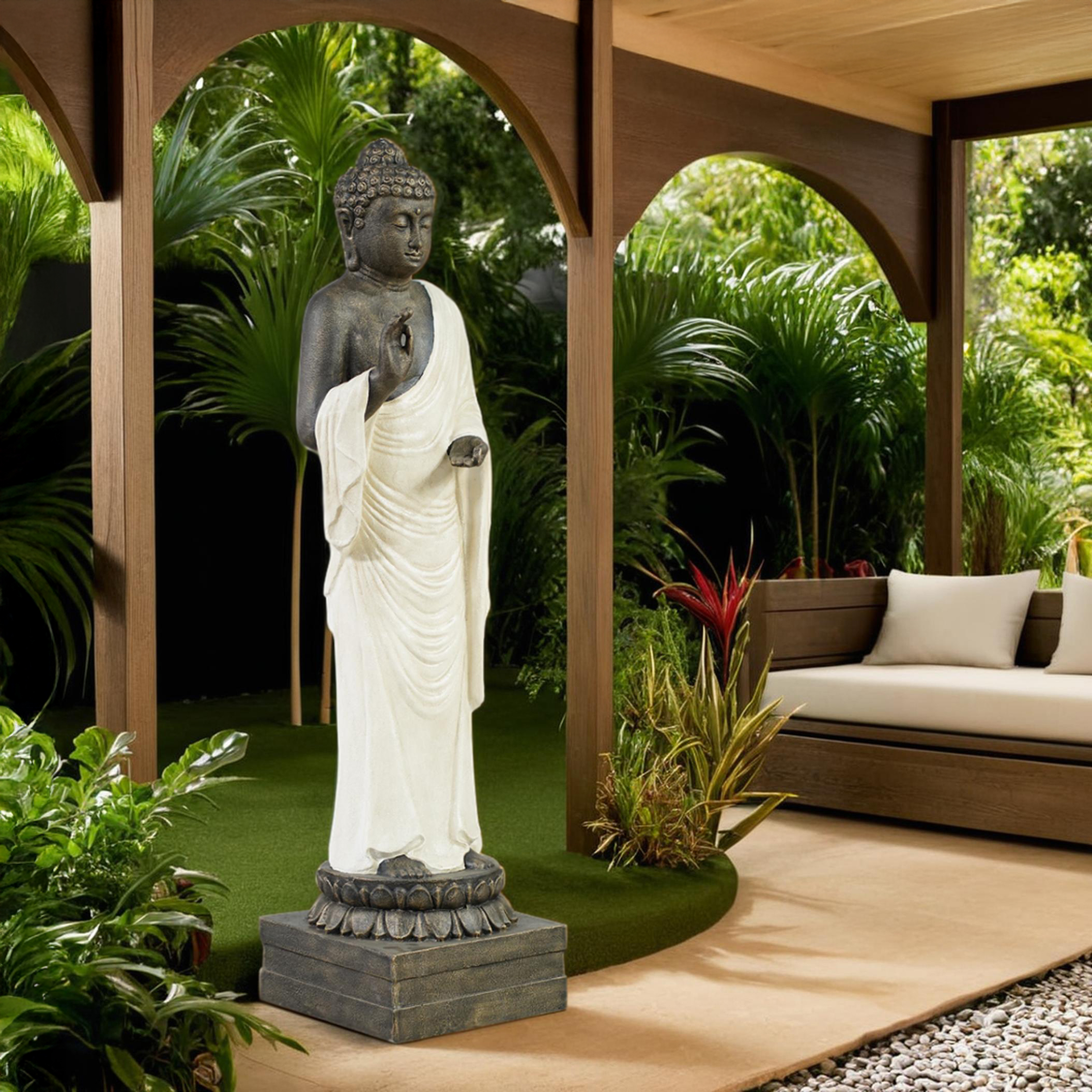 Standing Buddha Lotus H180 - Image 2
