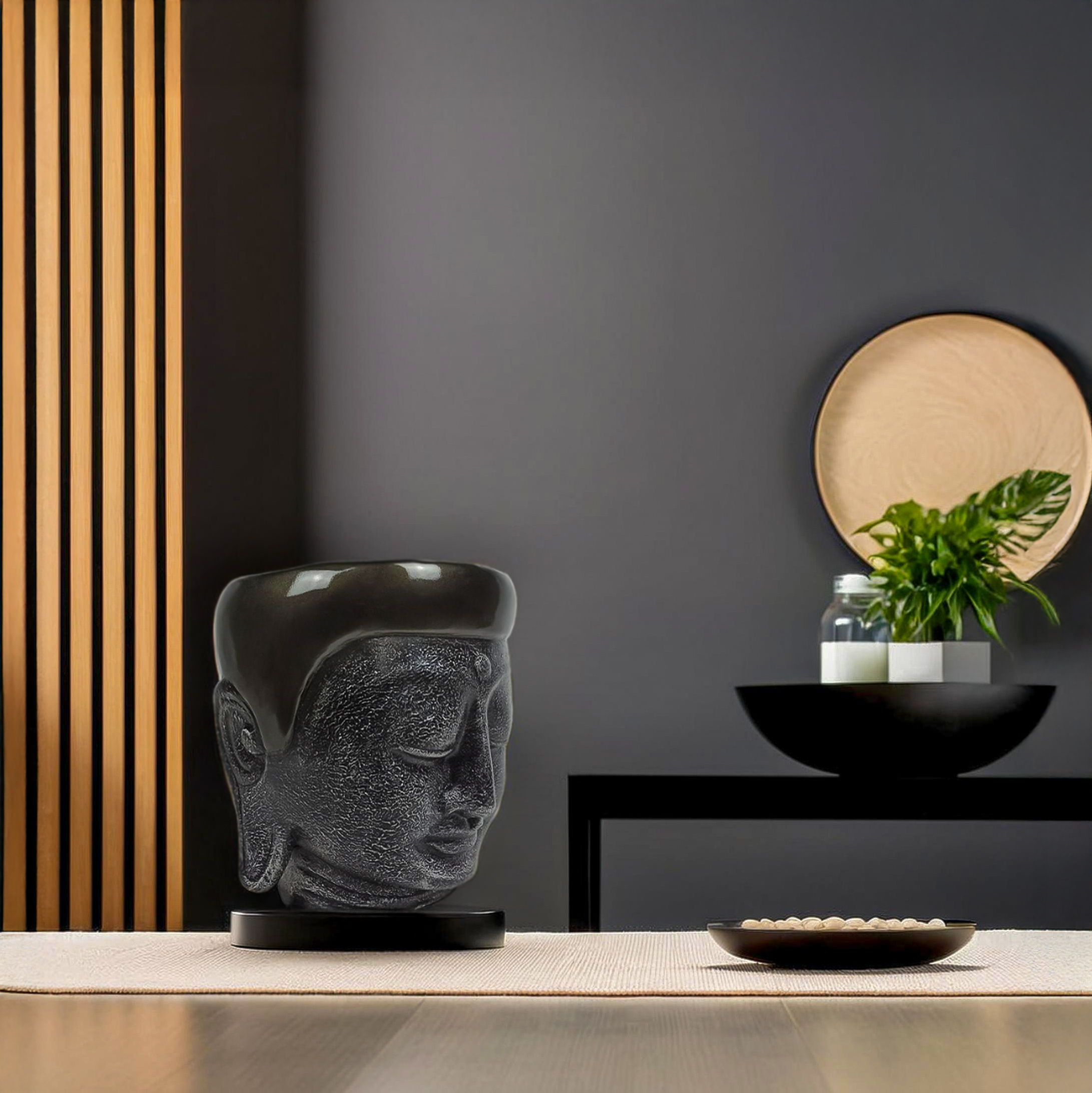Buddha Head Flower Pot M - Image 2