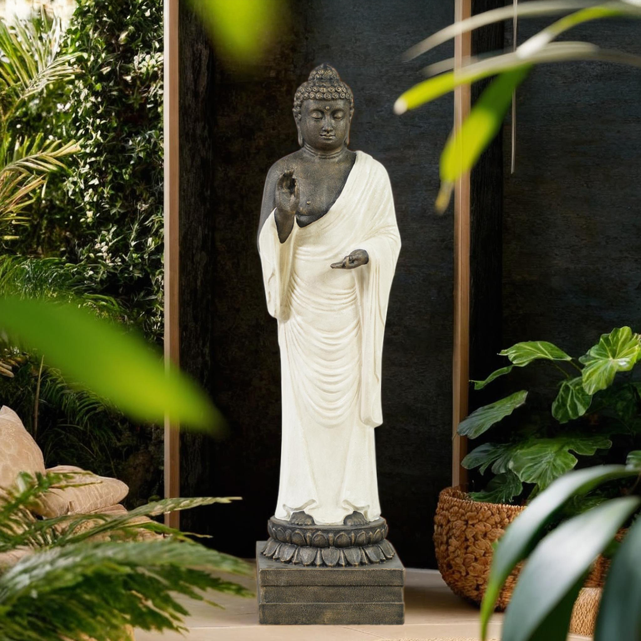 Standing Buddha Lotus H180 - Image 3