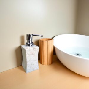 Soap Dispenser Marble Trompet