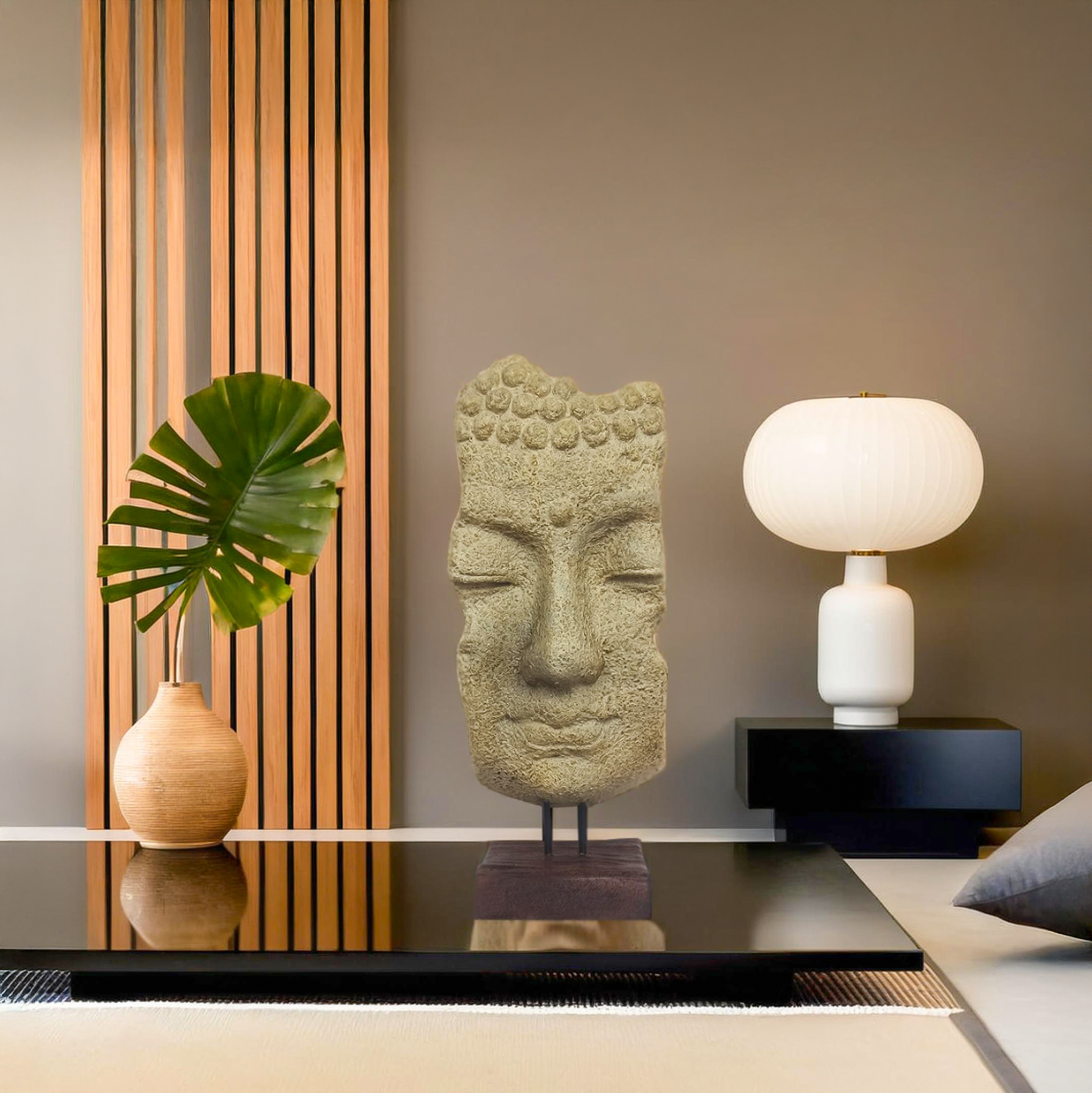 Mask Buddha Motive Smooth H80 - Image 2