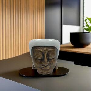 Buddha Head Flower Pot M