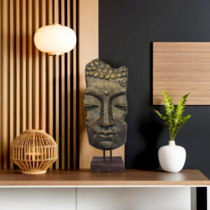 Mask Buddha Motive Smooth H80