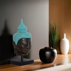 Buddha Head On Stand - Large