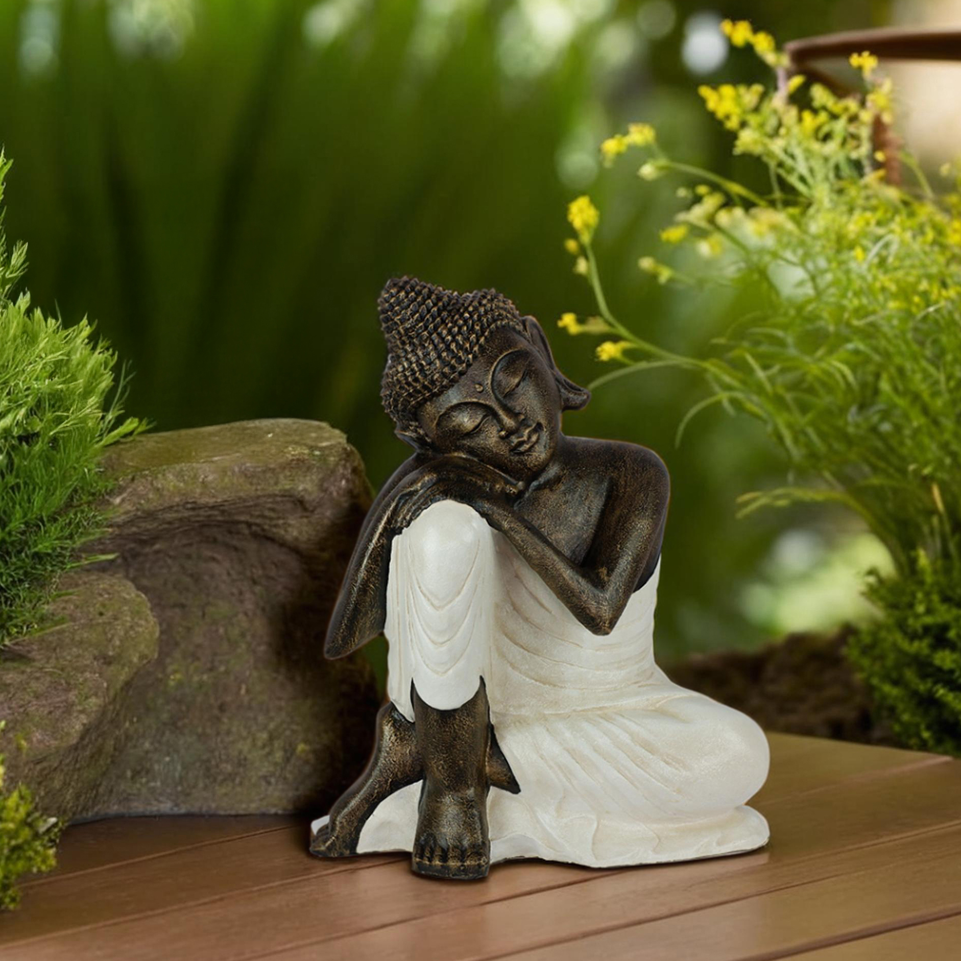 Lazy Buddha On The Right Leg H60