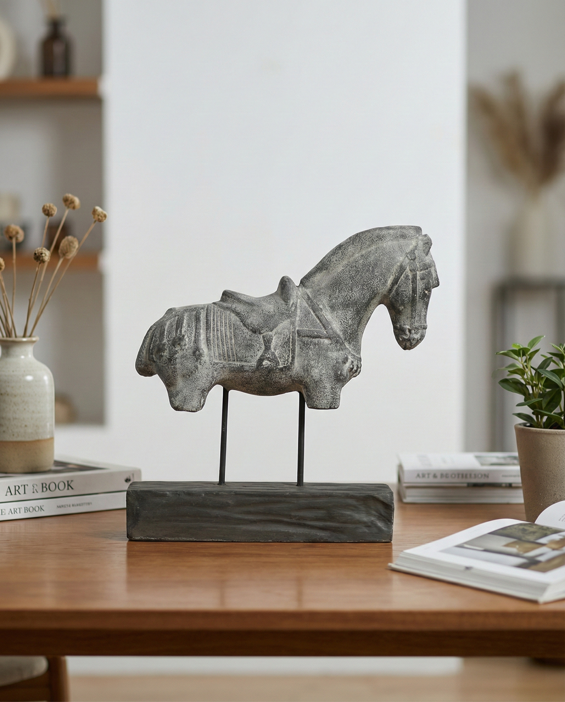 Horse With Stand - Image 2