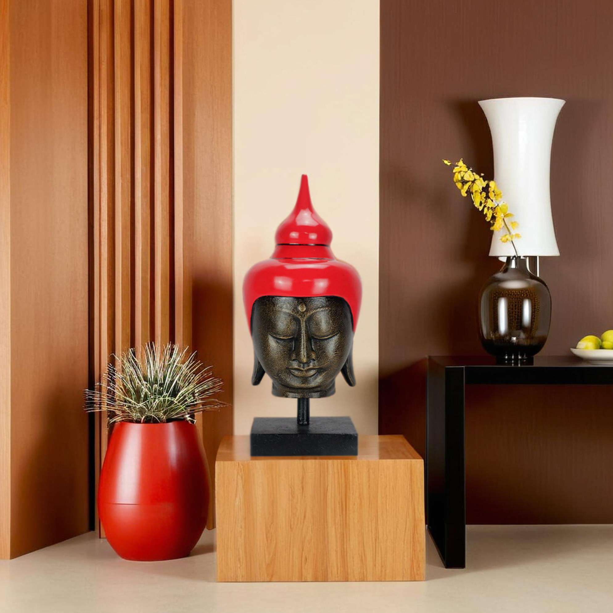Buddha Head On Stand - Small - Image 3