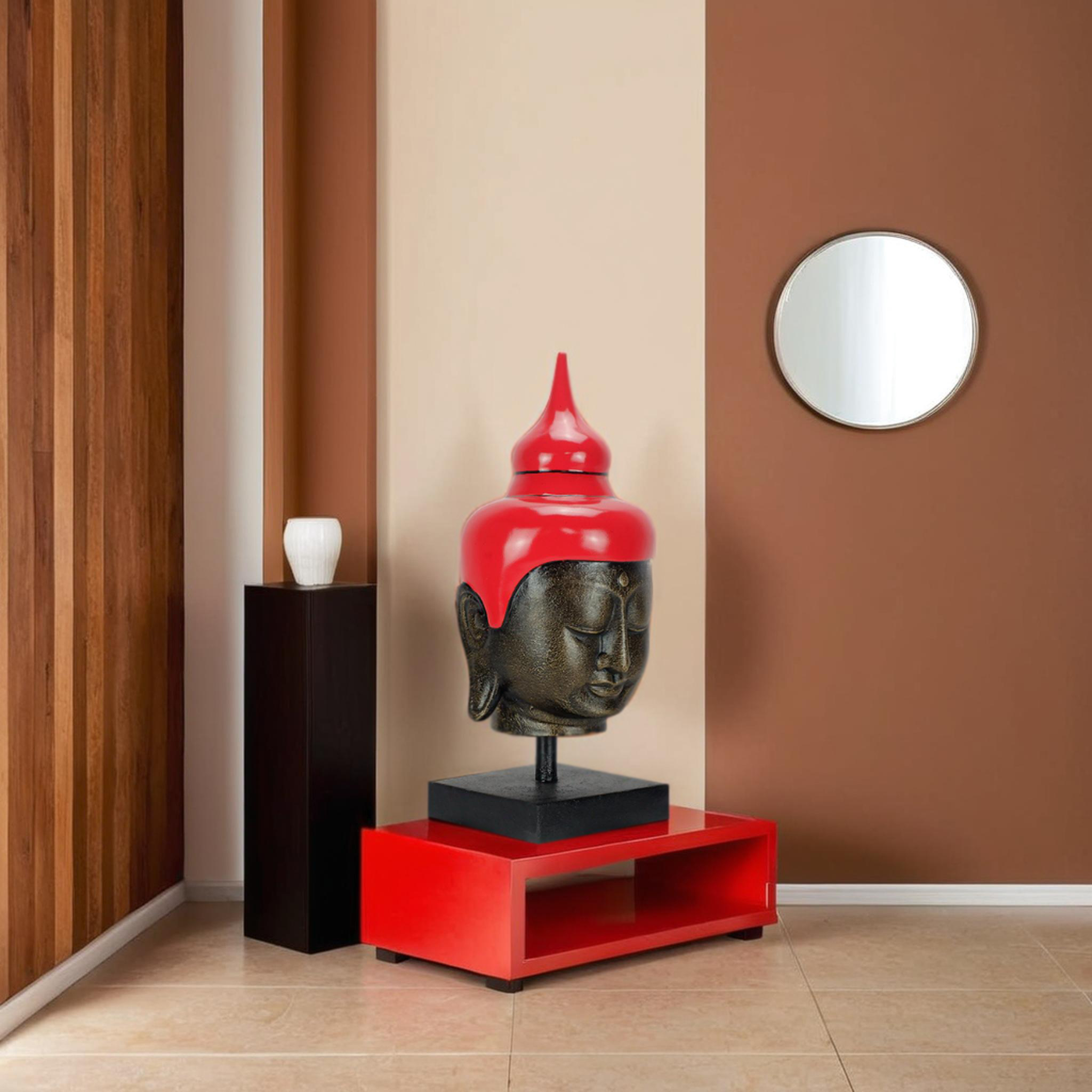 Buddha Head On Stand - Small - Image 2