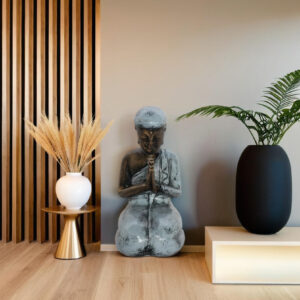 Sitting Buddha H.32 With Hat Doff