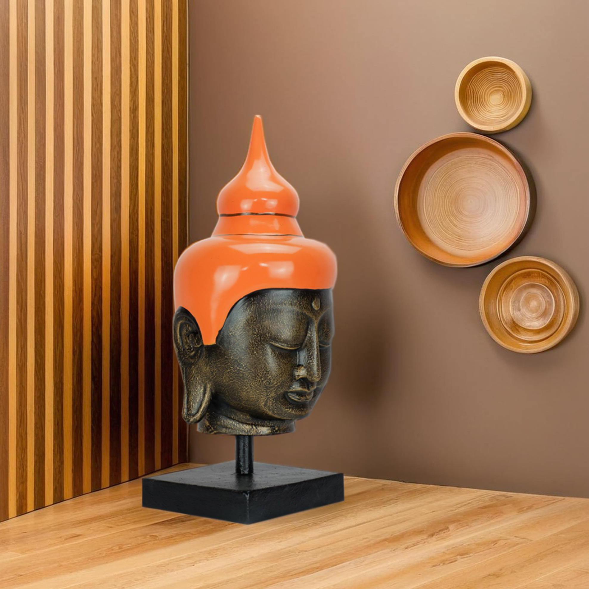 Buddha Head On Stand - Medium - Image 2