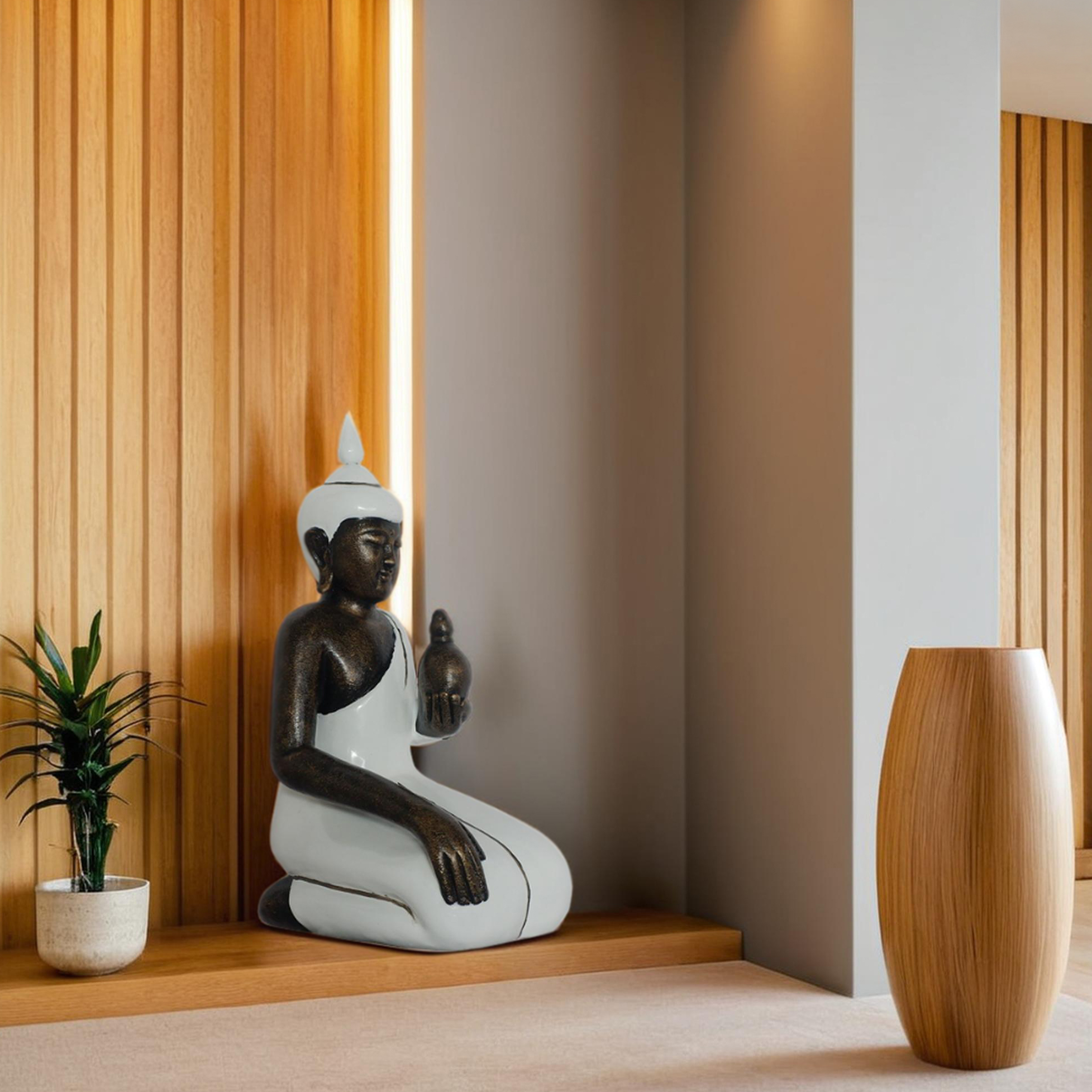 New Sitting Buddha With Tapper 27X18 H.47