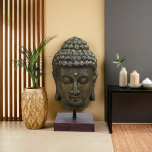 Head Buddha Stand H74 Large