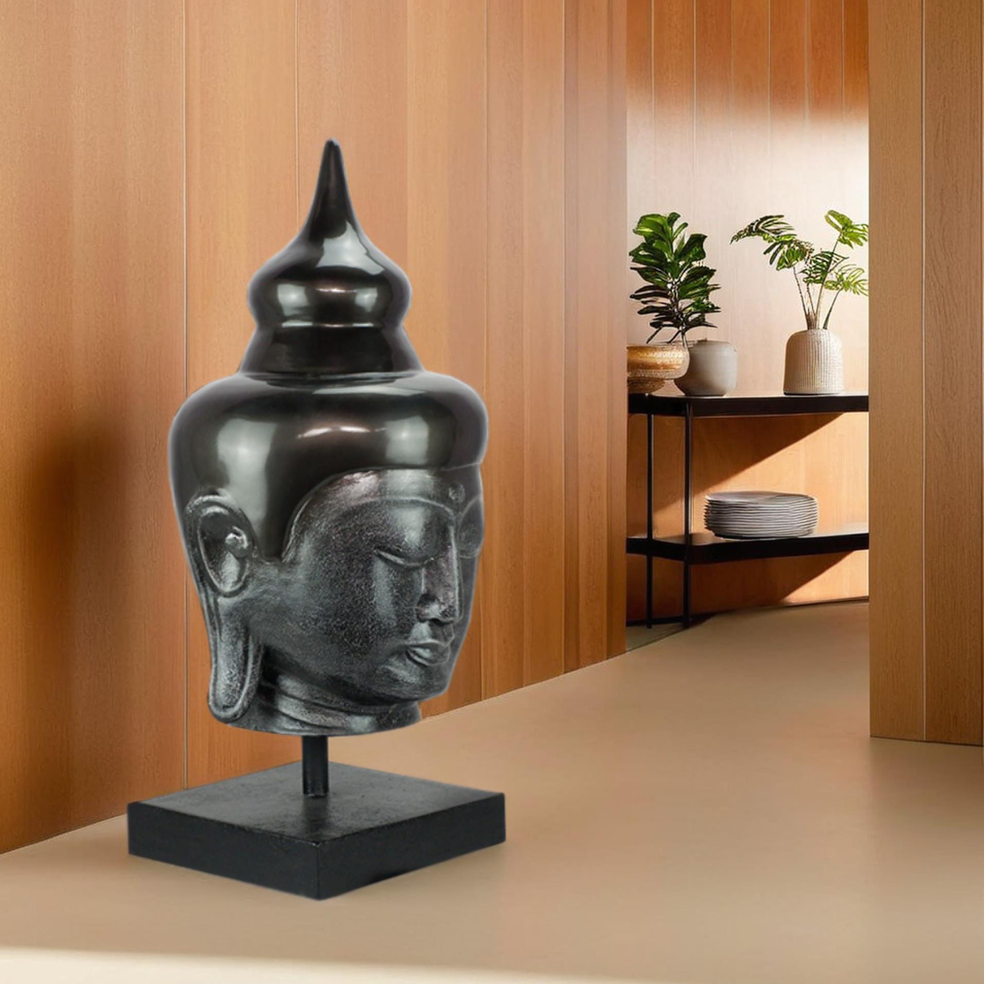 Buddha Head On Stand - Extra Large - Image 4