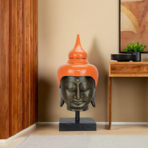 Buddha Head On Stand - Medium