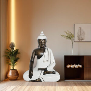 Closed Eye Buddha With Hand On Knee H63