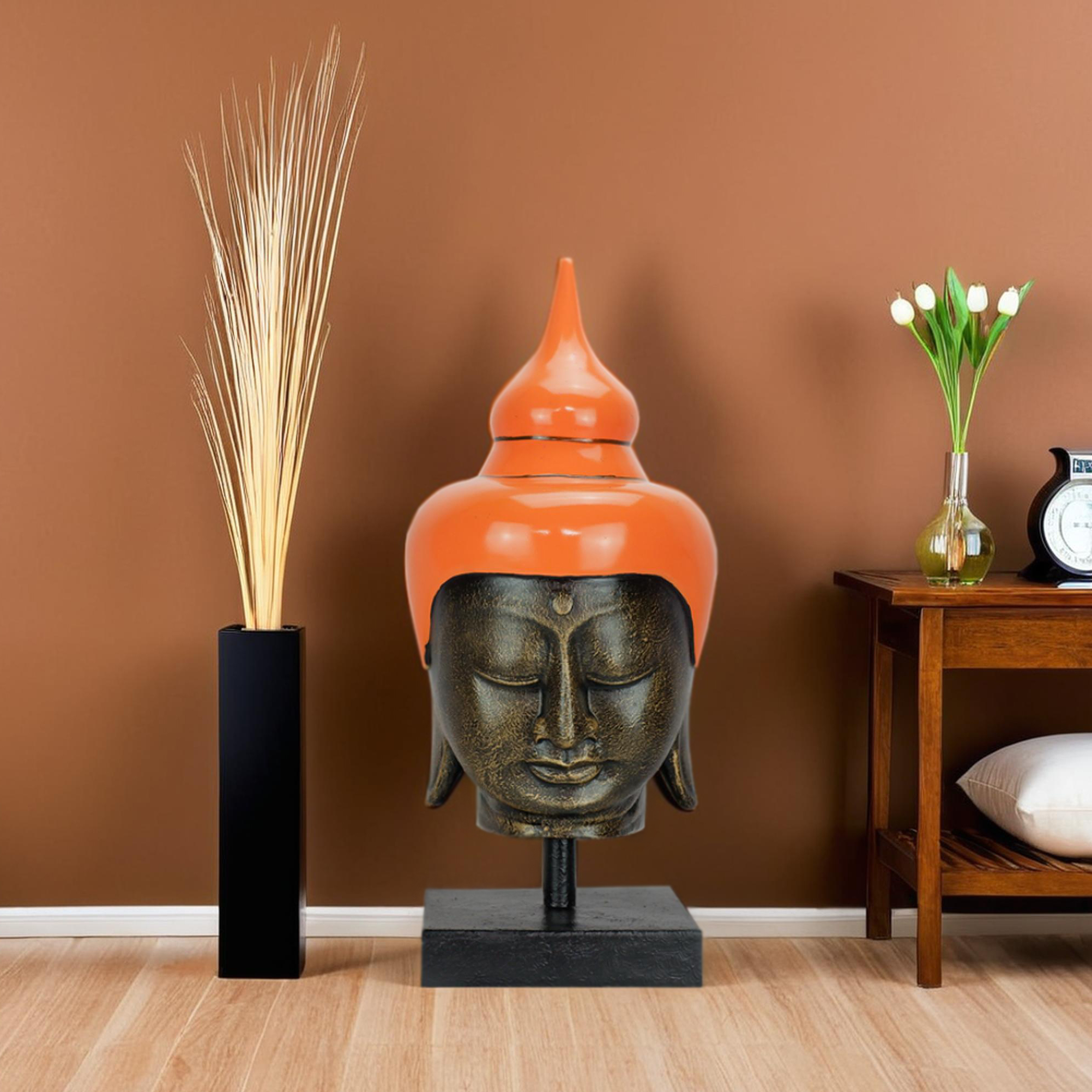 Buddha Head On Stand - Medium - Image 4