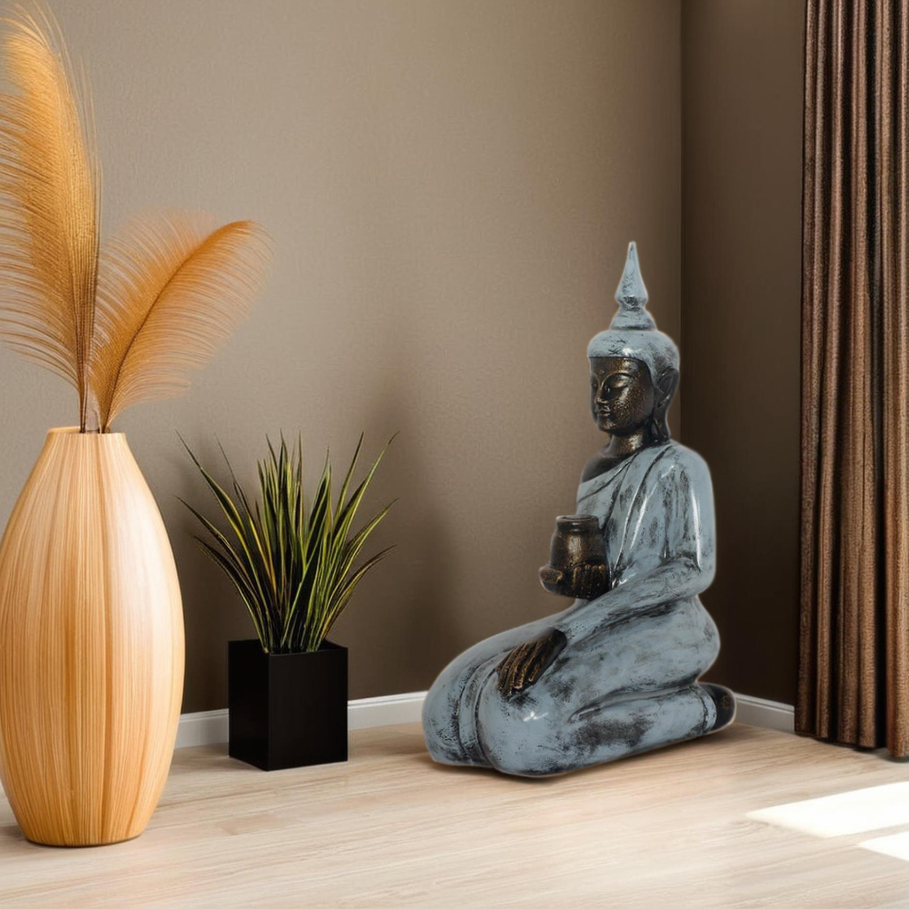 New Sitting Buddha With Gucci 37X24 H.62 - Image 3