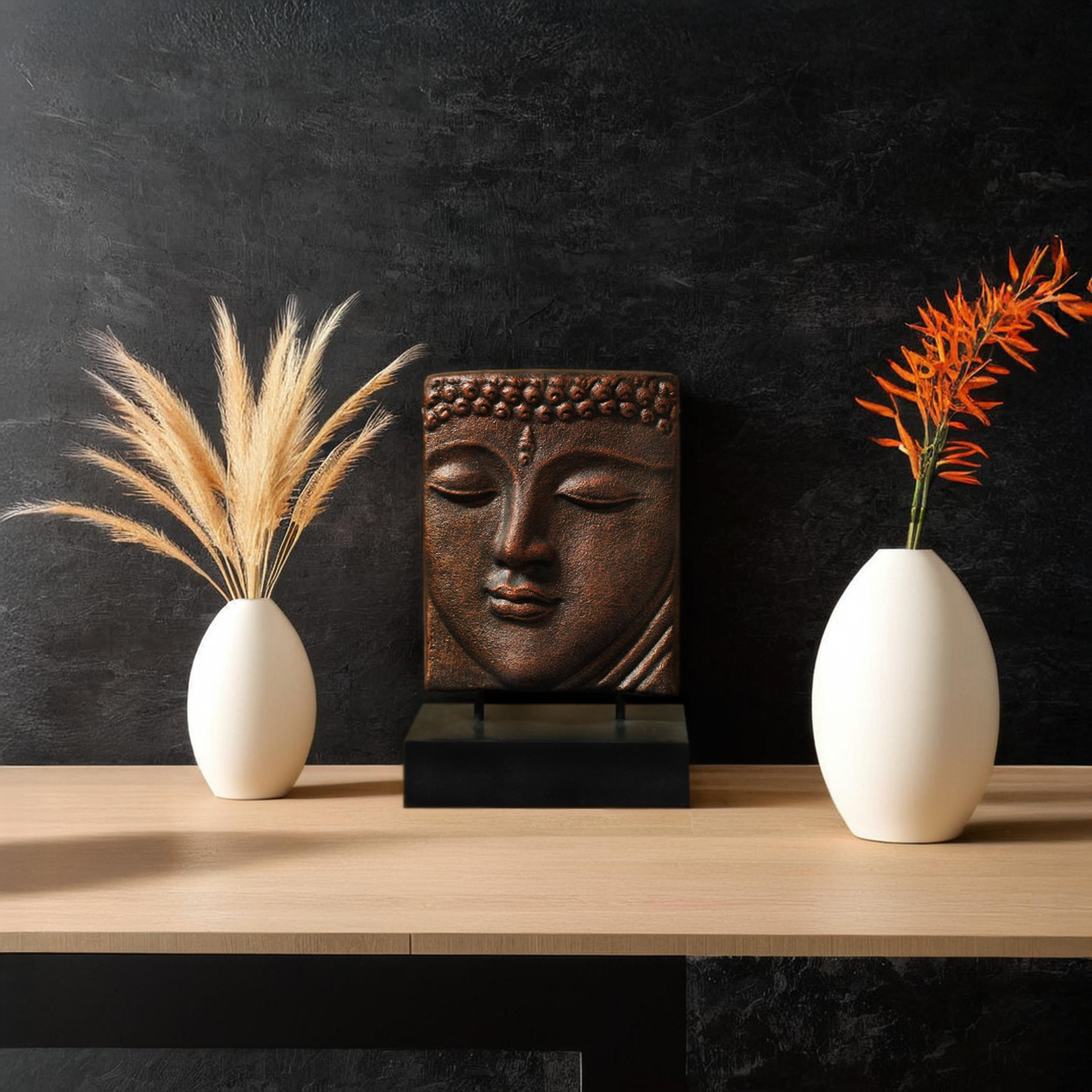 Buddha Face Table A11 - Image 4