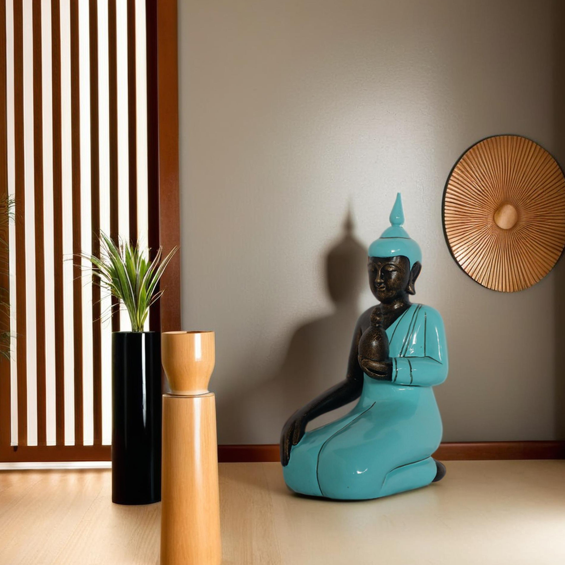 New Sitting Buddha With Tapper 27X18 H.47 - Image 2
