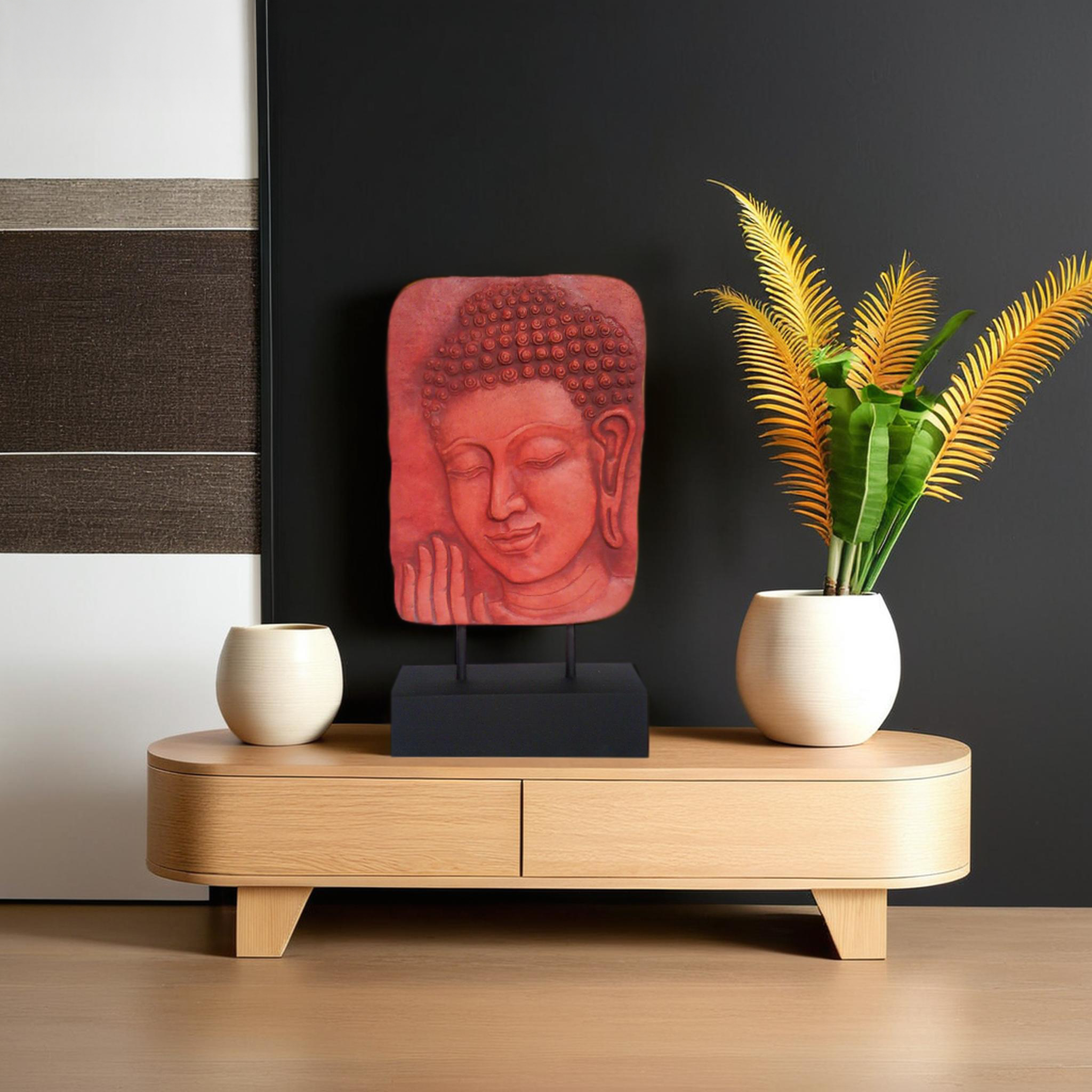 Buddha Face Table Relief A14 - Image 3