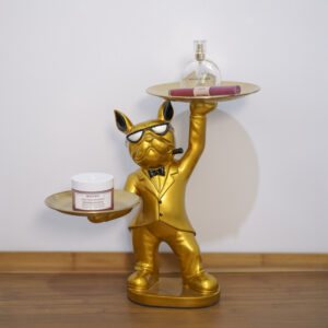 French Dog Small Stand H.32 cm