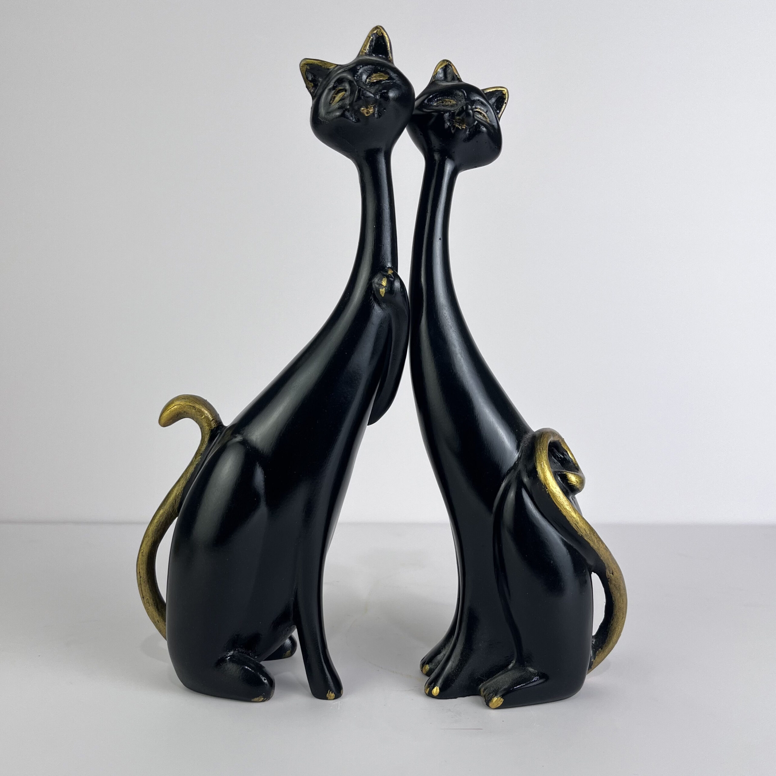 Long Neck Cat Statue H.24 cm FIG12 - Image 8