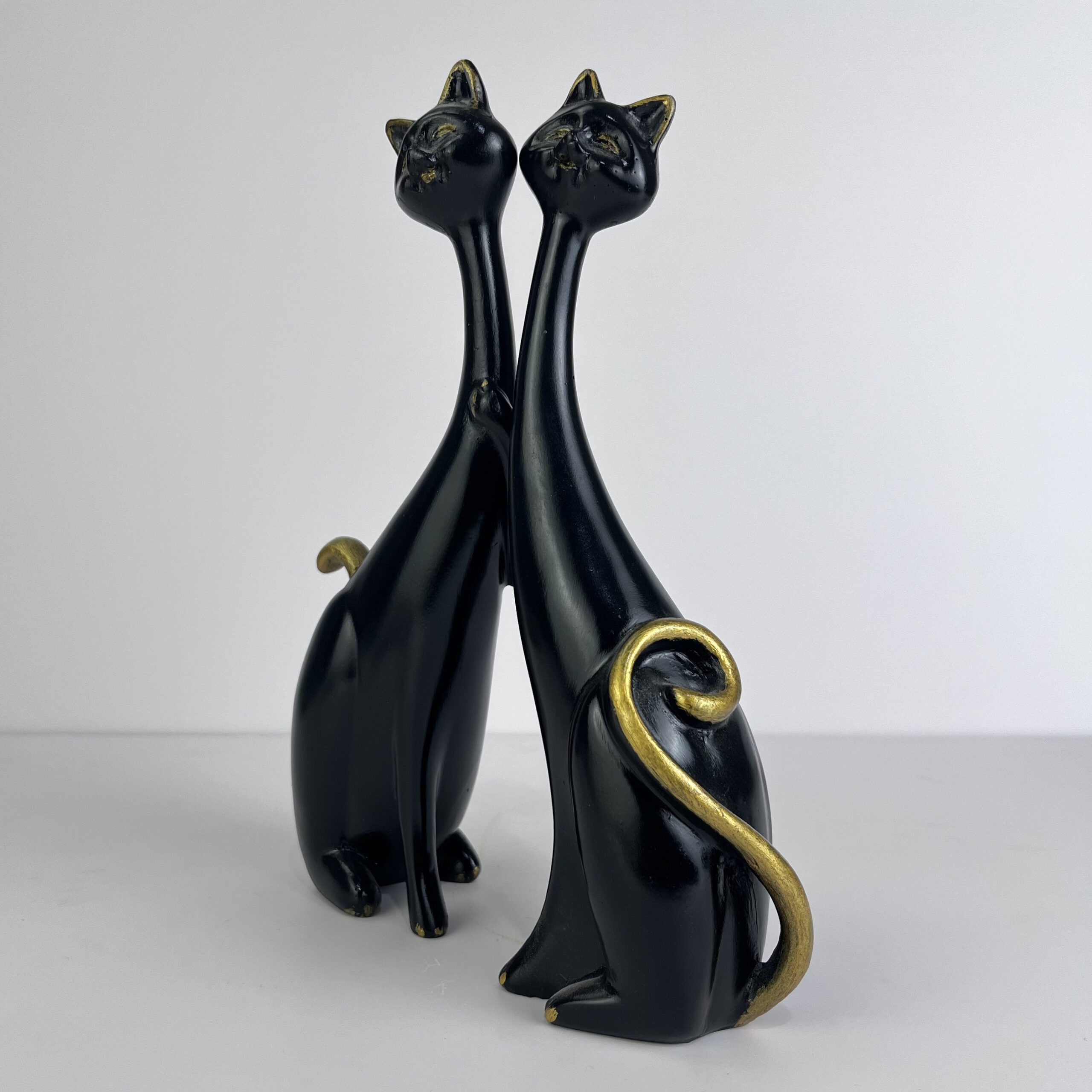 Long Neck Cat Statue H.24 cm FIG12 - Image 31