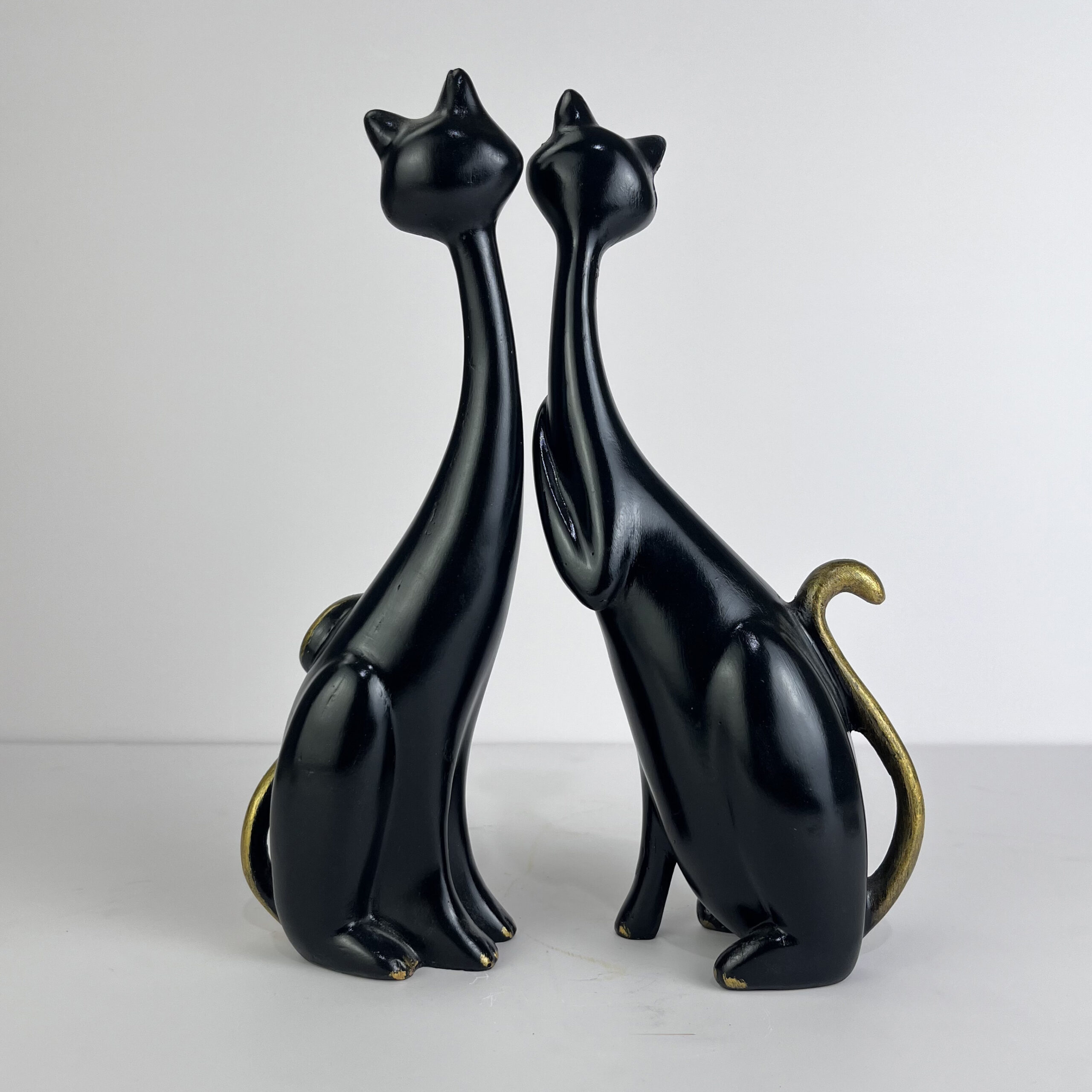 Long Neck Cat Statue H.24 cm FIG12 - Image 28