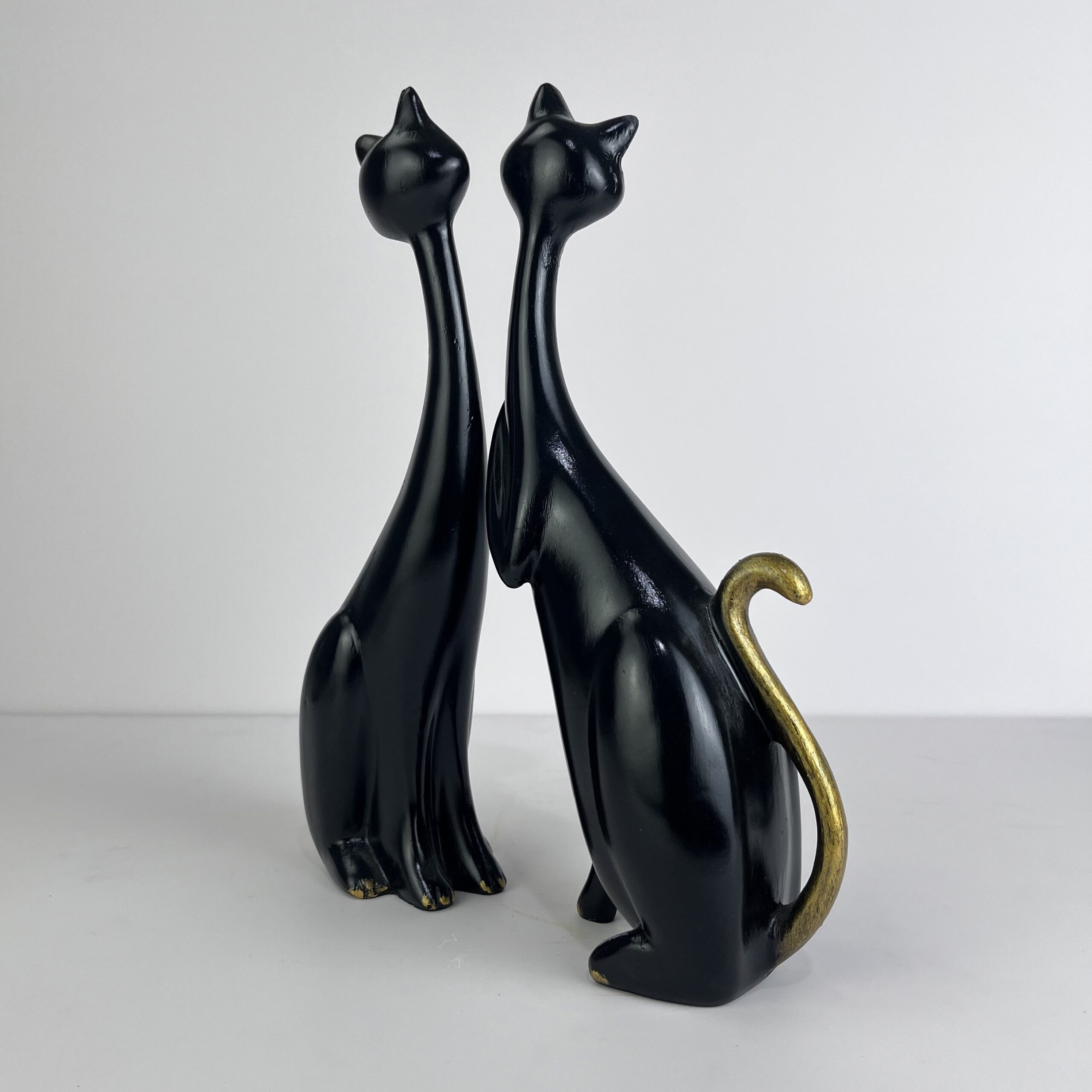 Long Neck Cat Statue H.24 cm FIG12 - Image 27