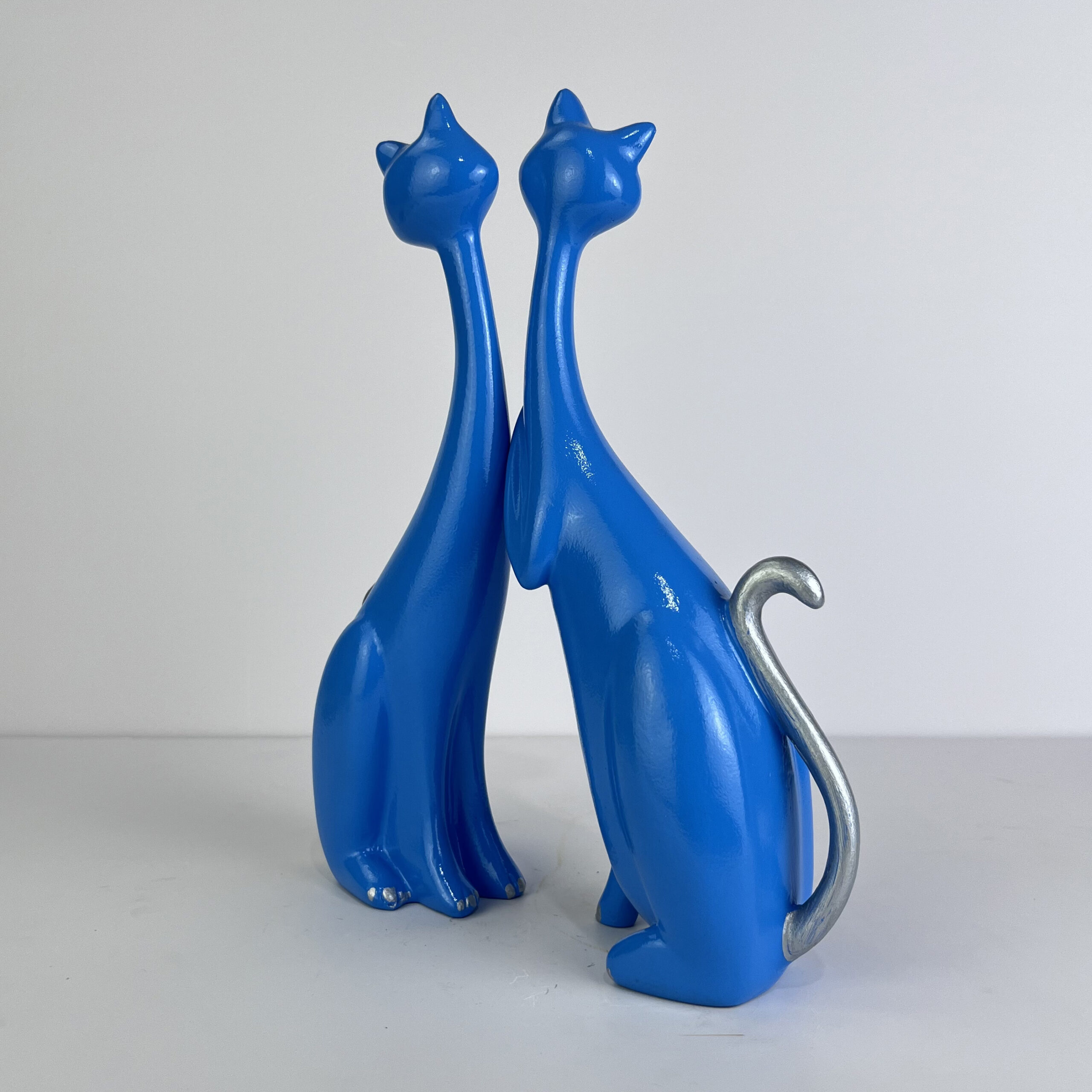 Long Neck Cat Statue H.24 cm FIG12 - Image 19