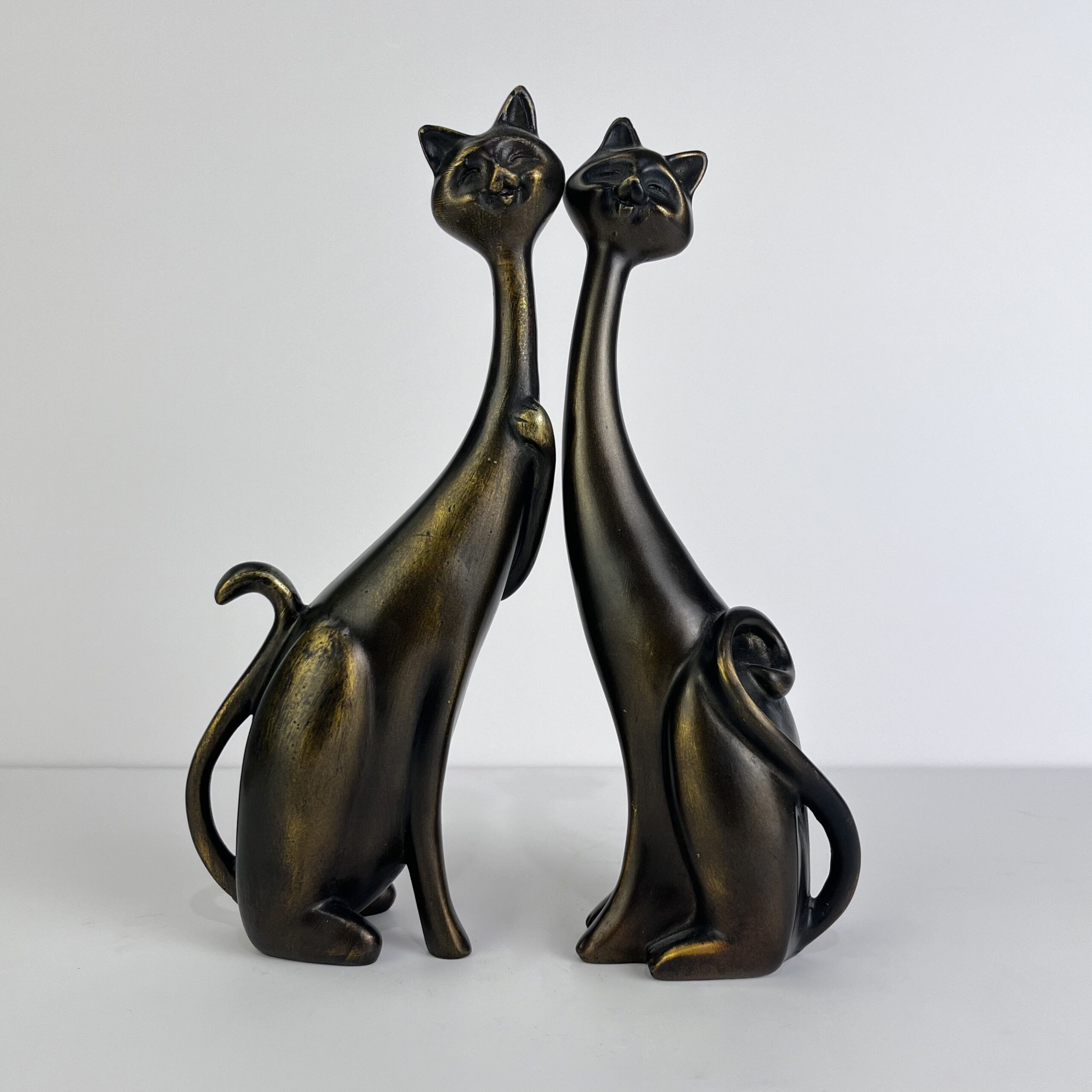 Long Neck Cat Statue H.24 cm FIG12 - Image 16