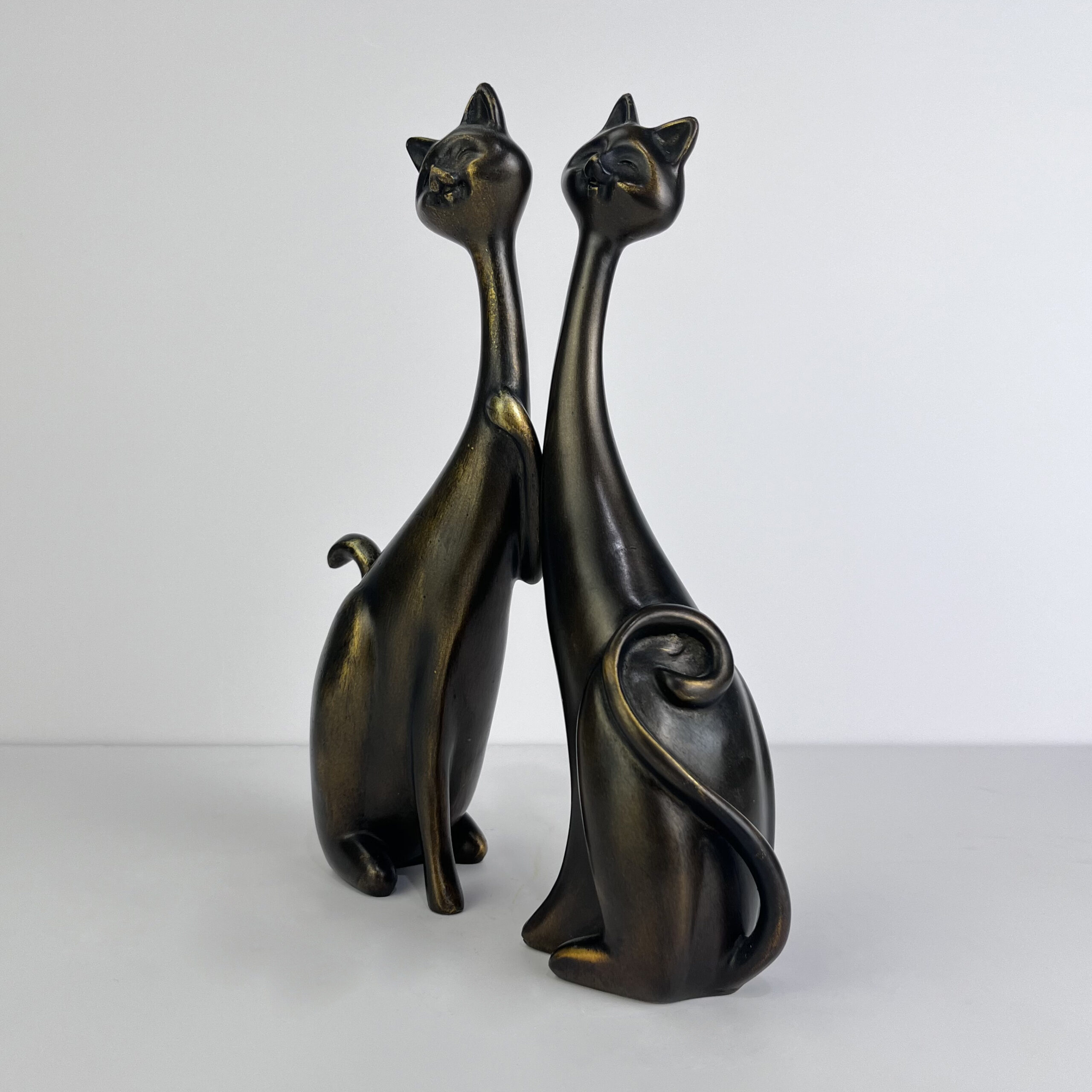 Long Neck Cat Statue H.24 cm FIG12 - Image 15