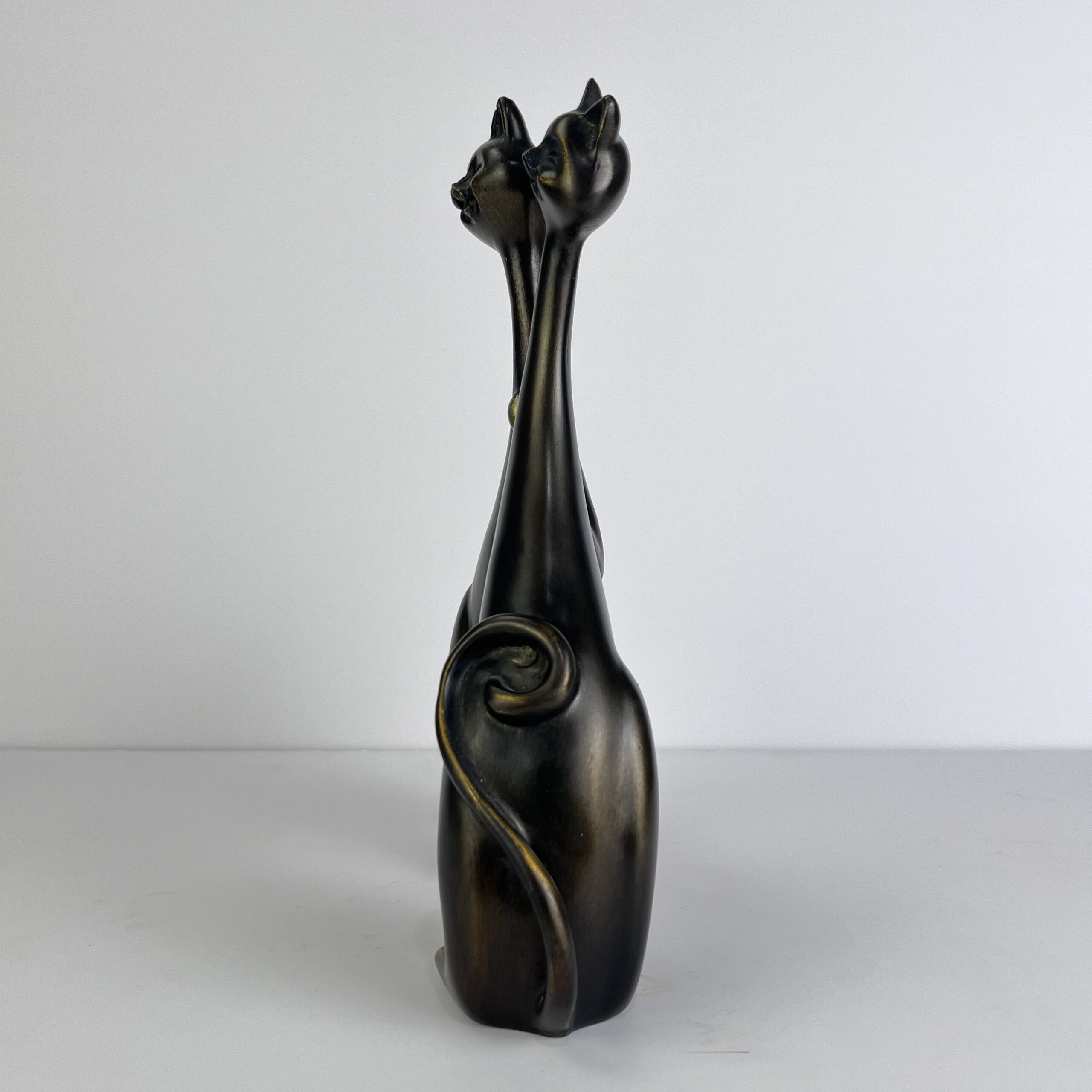 Long Neck Cat Statue H.24 cm FIG12 - Image 14