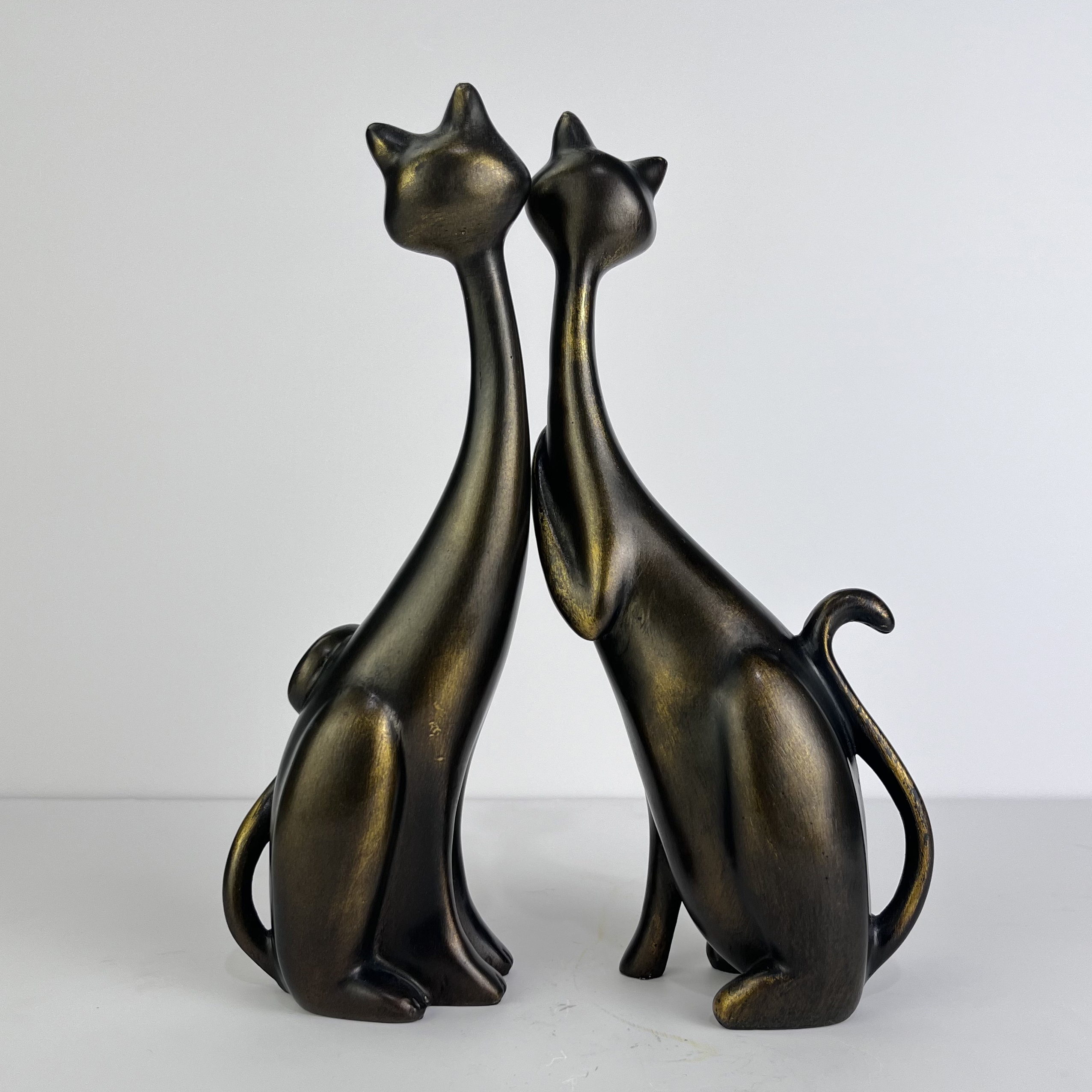Long Neck Cat Statue H.24 cm FIG12 - Image 12