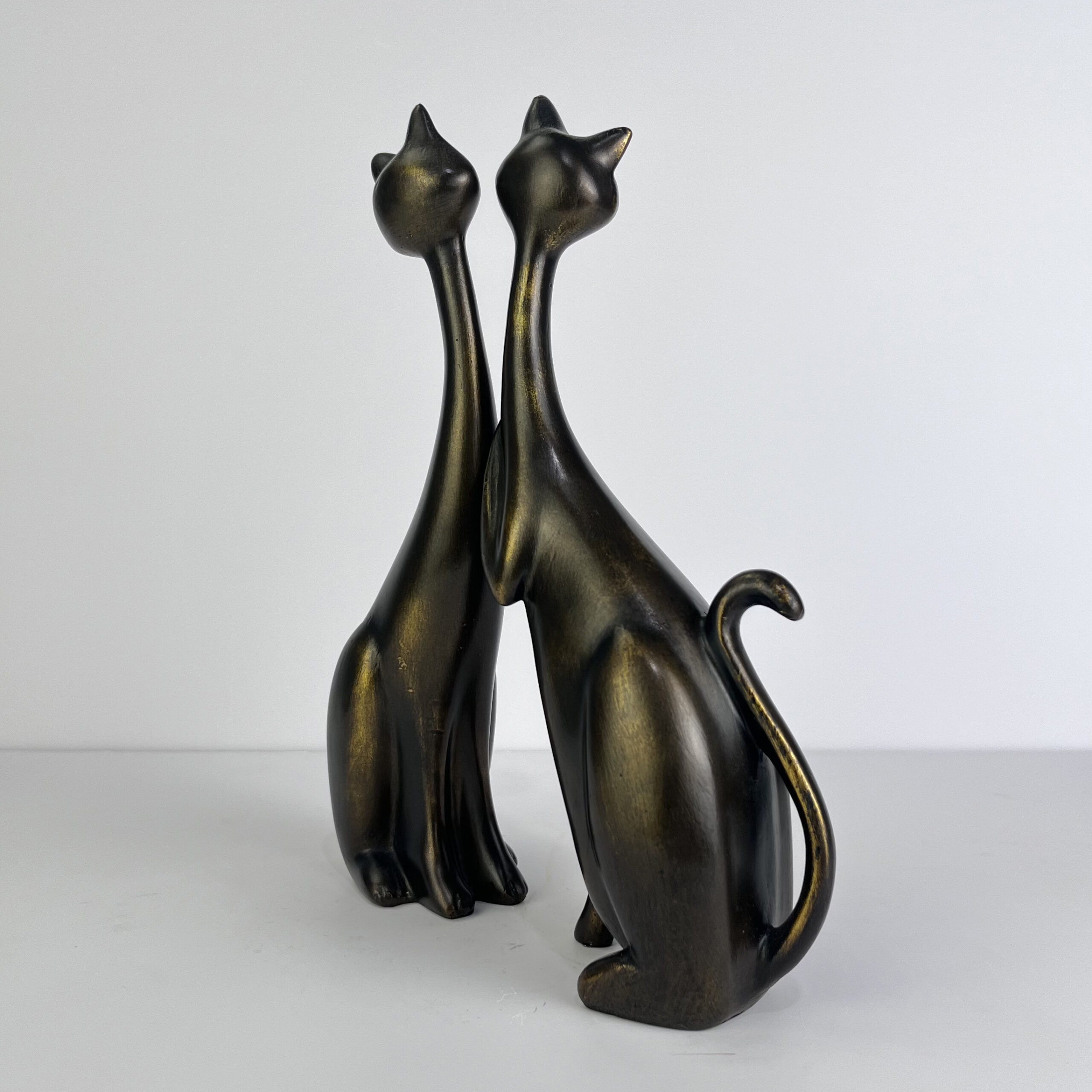 Long Neck Cat Statue H.24 cm FIG12 - Image 11