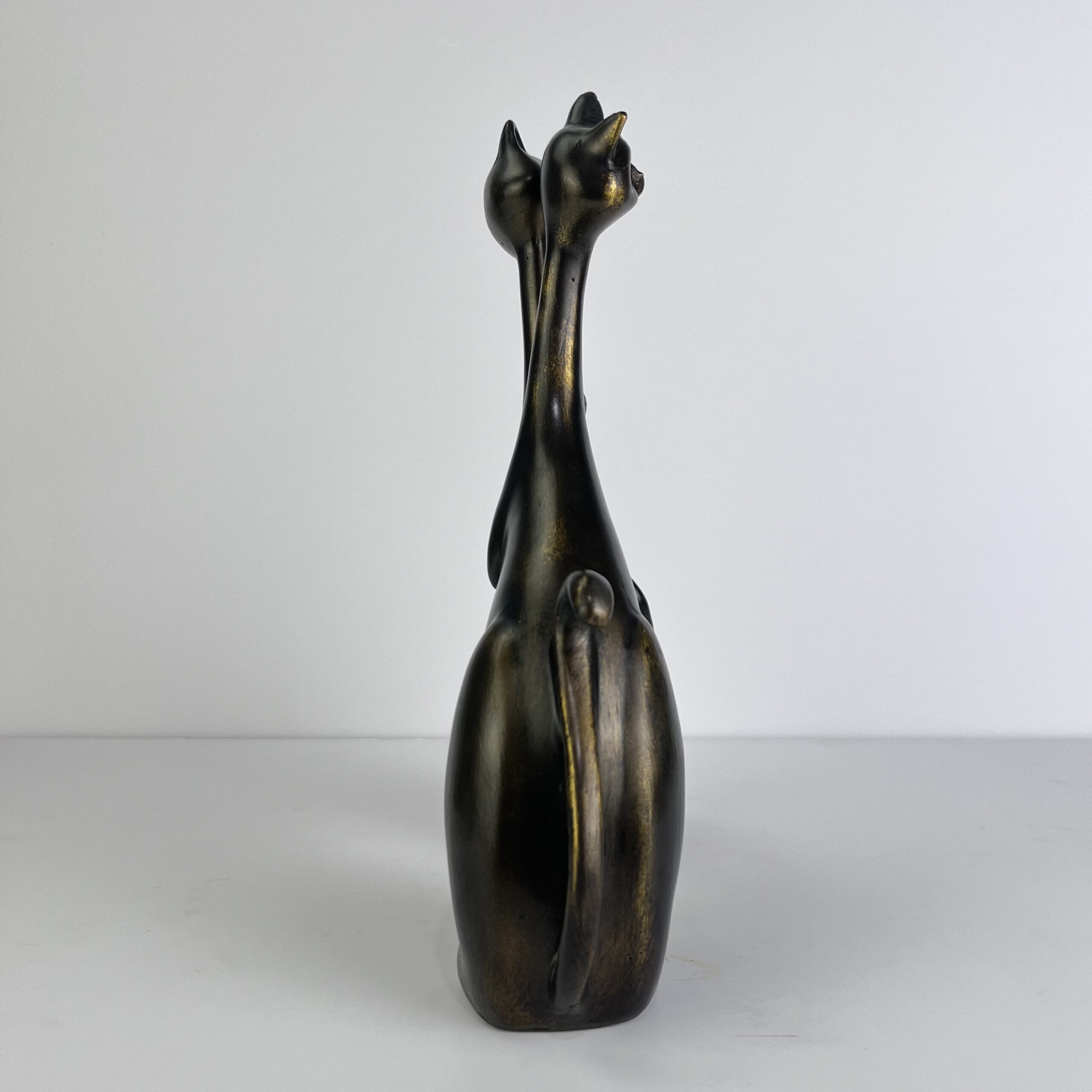 Long Neck Cat Statue H.24 cm FIG12 - Image 10