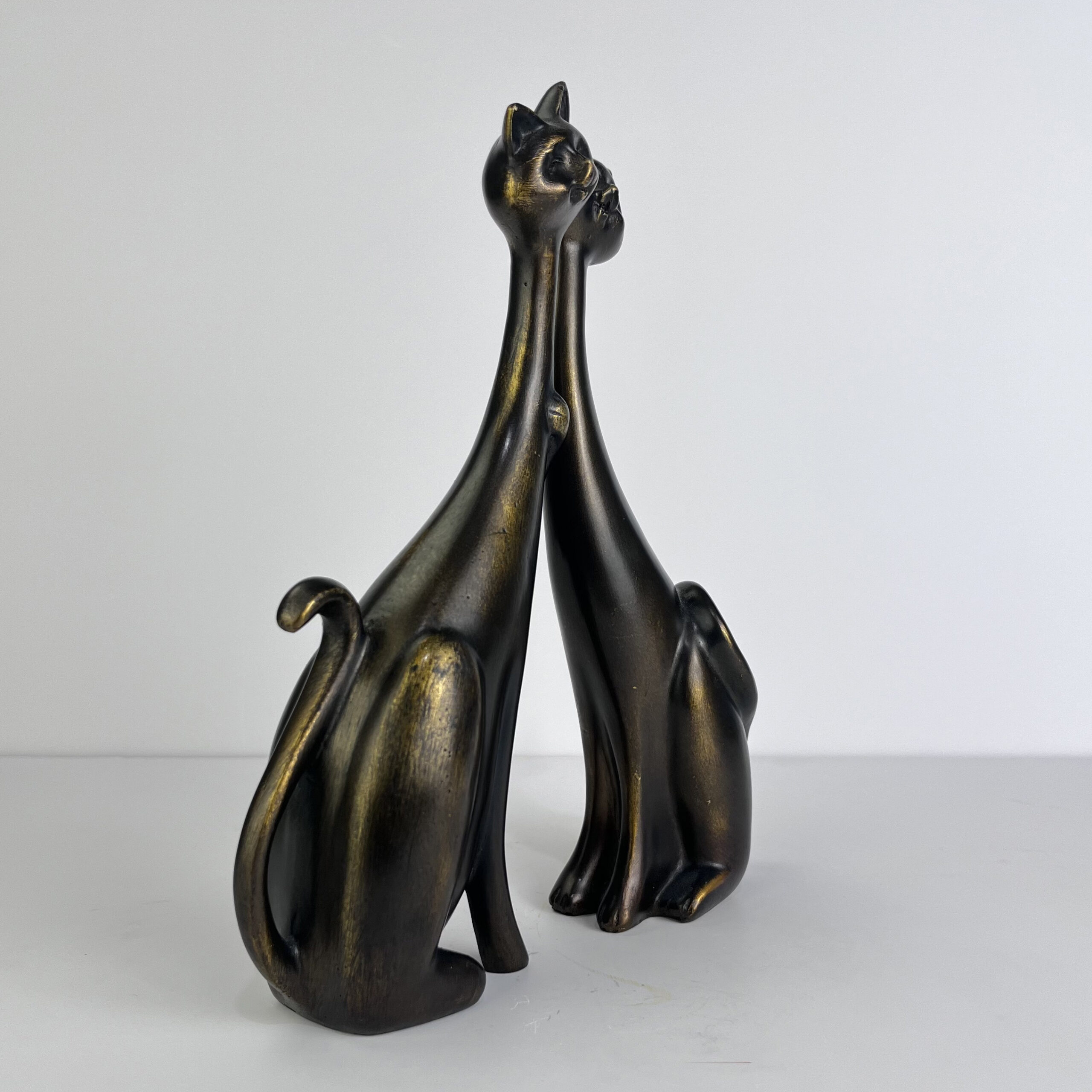 Long Neck Cat Statue H.24 cm FIG12 - Image 9