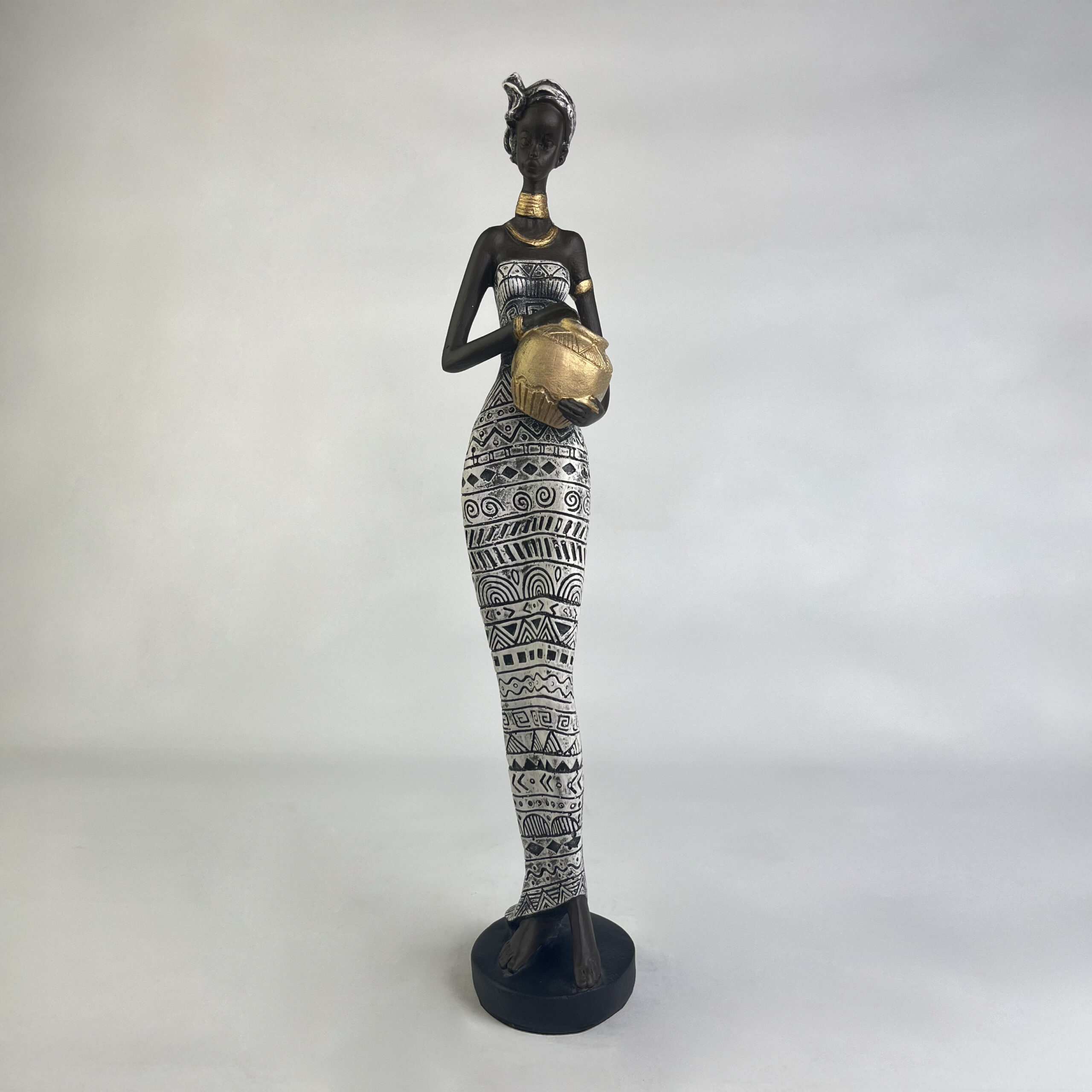 African Woman with Jar A H.42 cm - Image 22