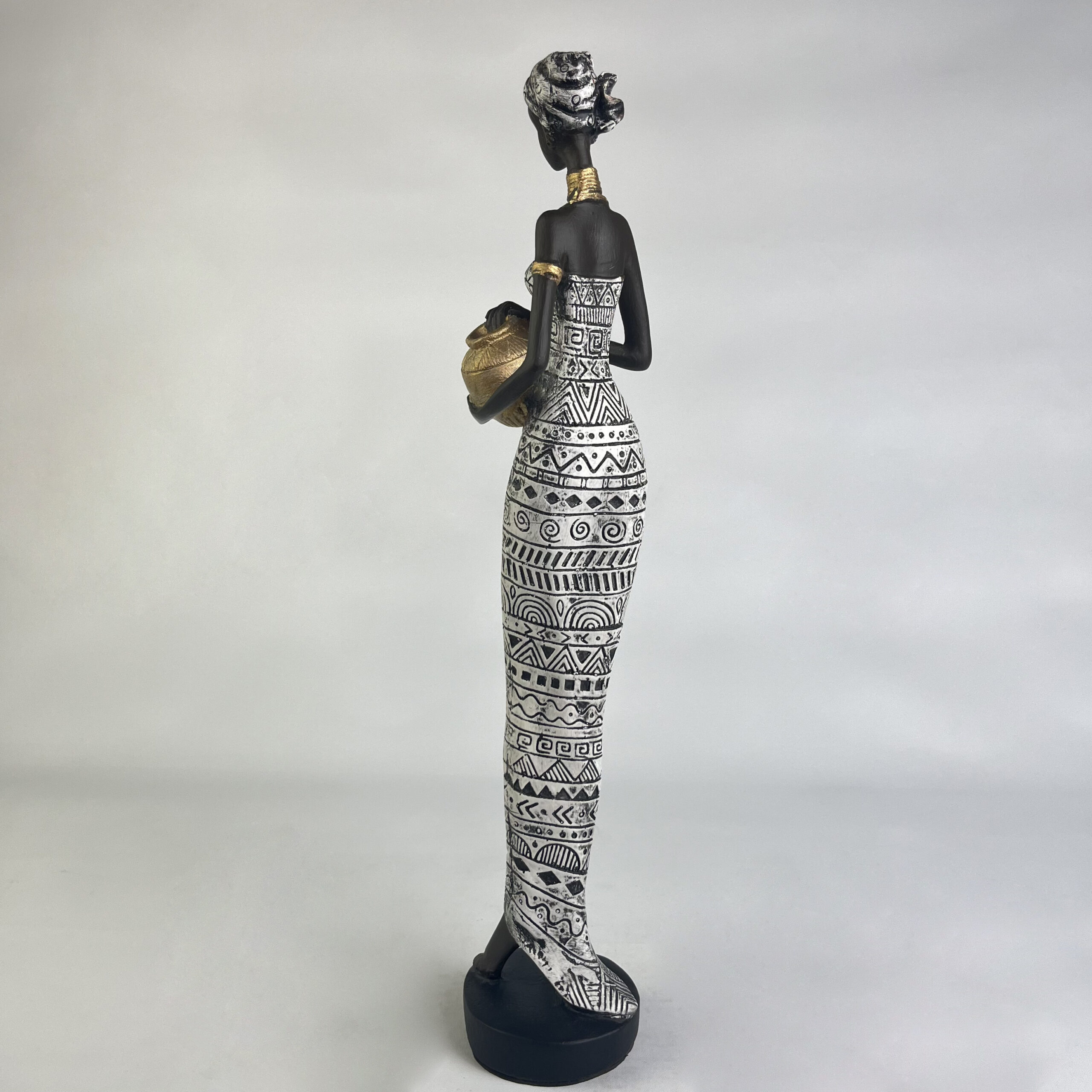 African Woman with Jar A H.42 cm - Image 25