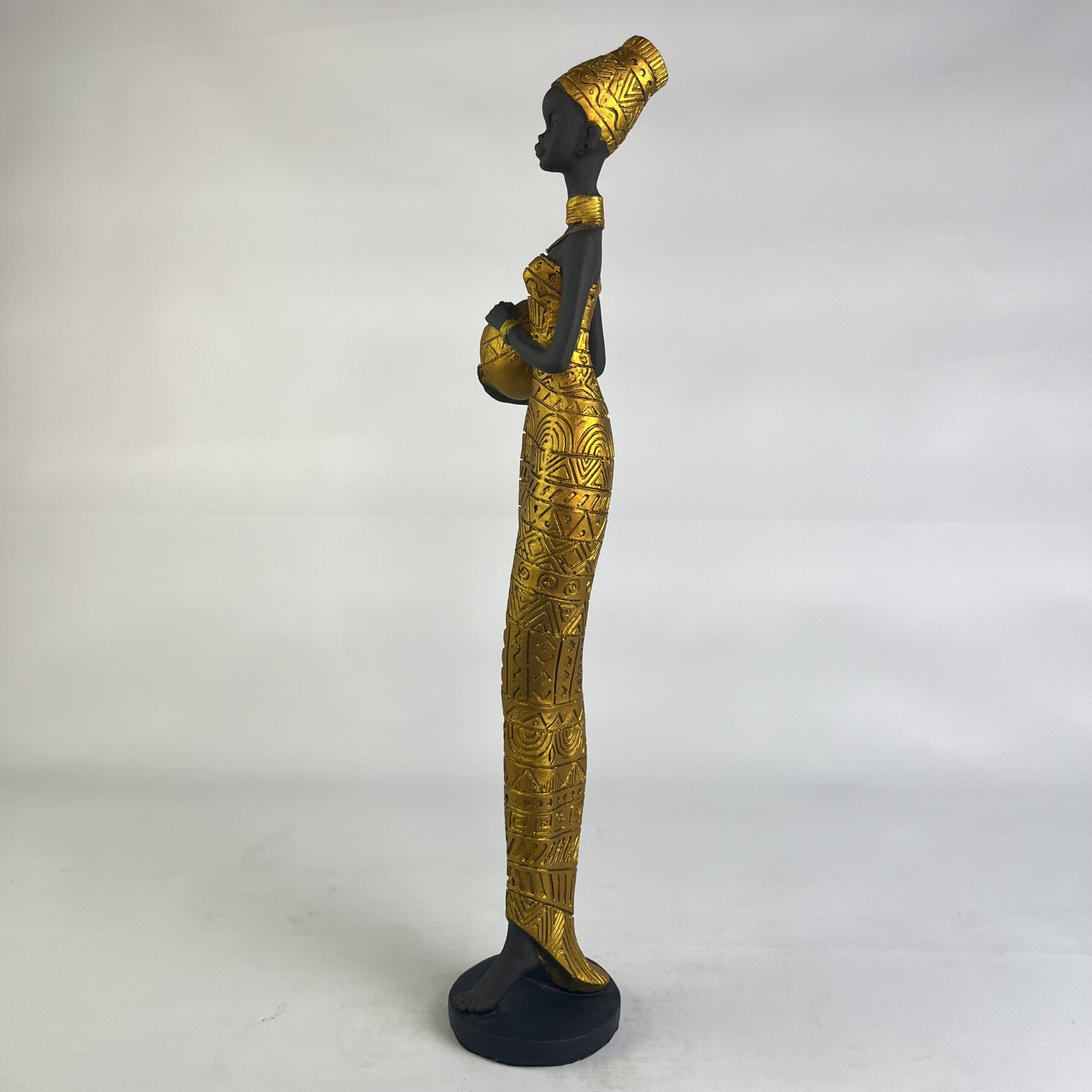 African Woman with Jar B H.42 cm - Image 21