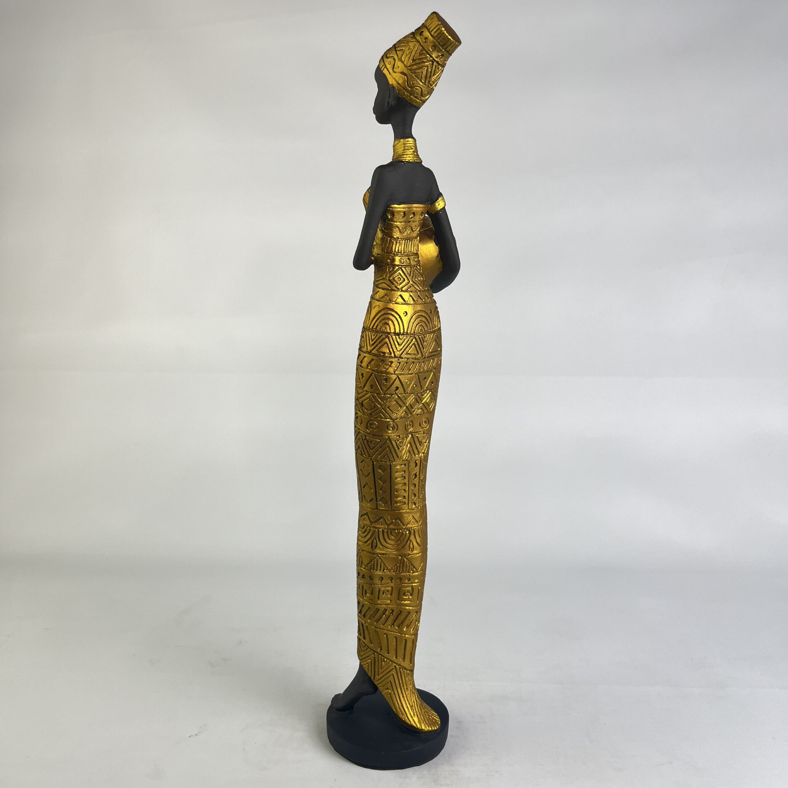 African Woman with Jar B H.42 cm - Image 23