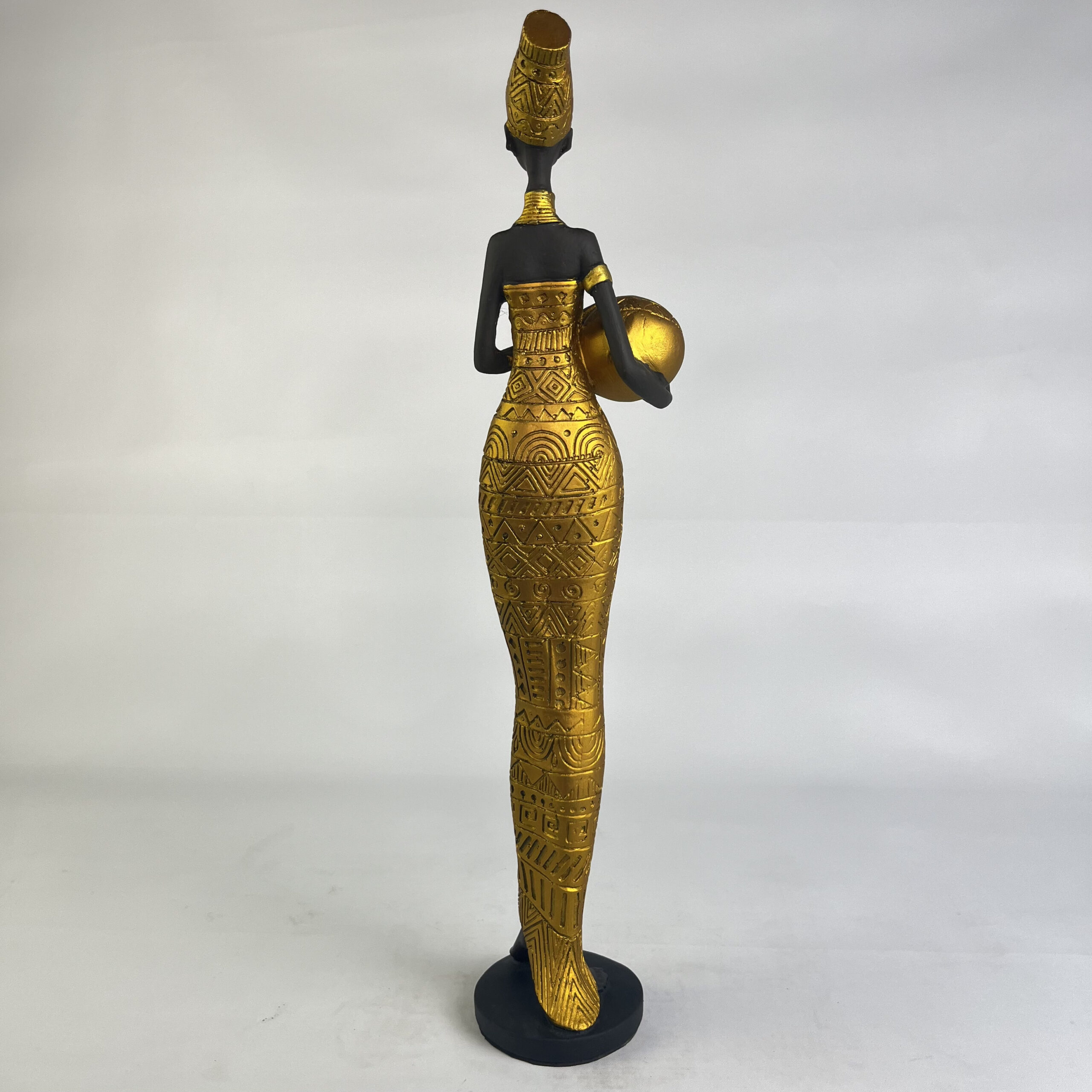 African Woman with Jar B H.42 cm - Image 24