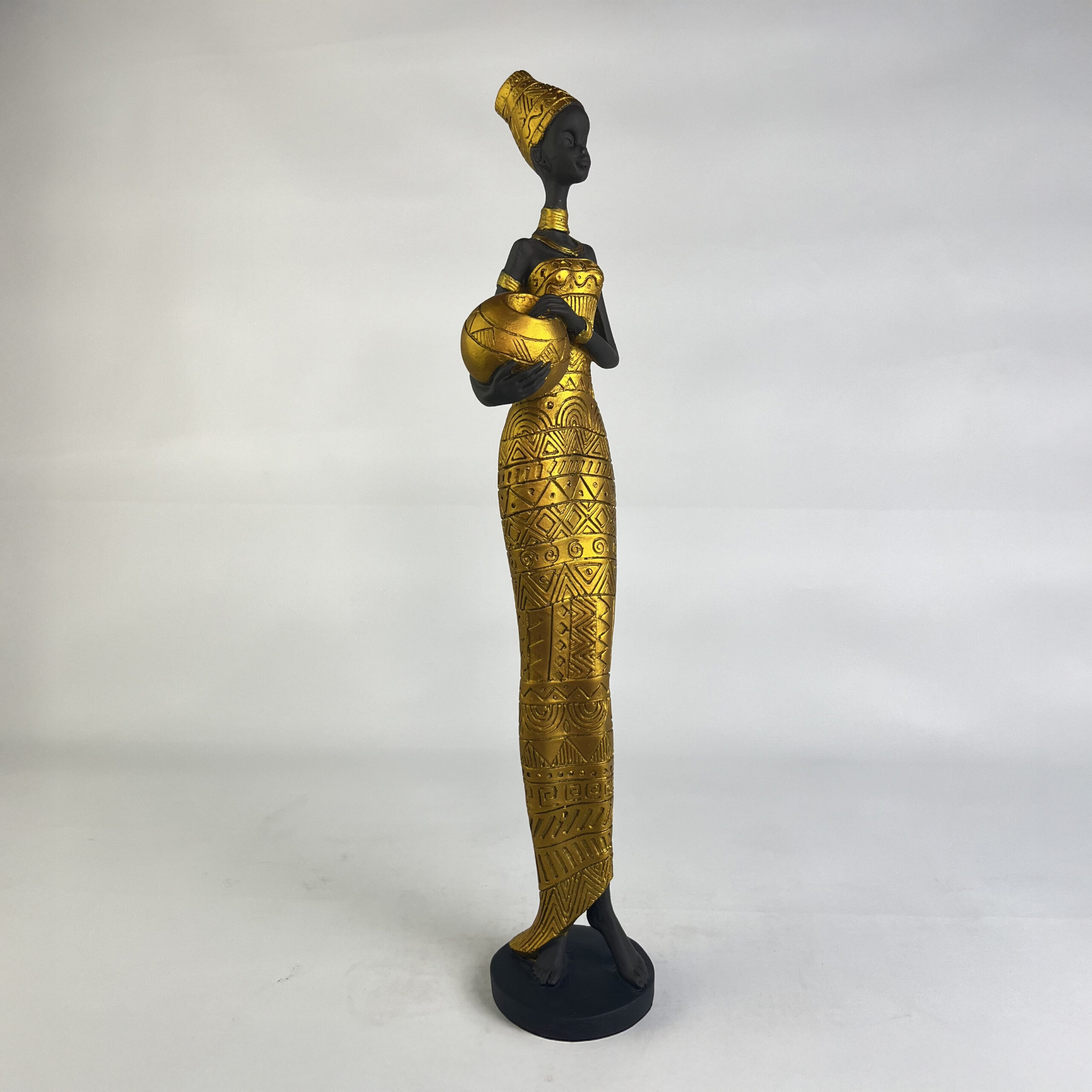 African Woman with Jar B H.42 cm - Image 33