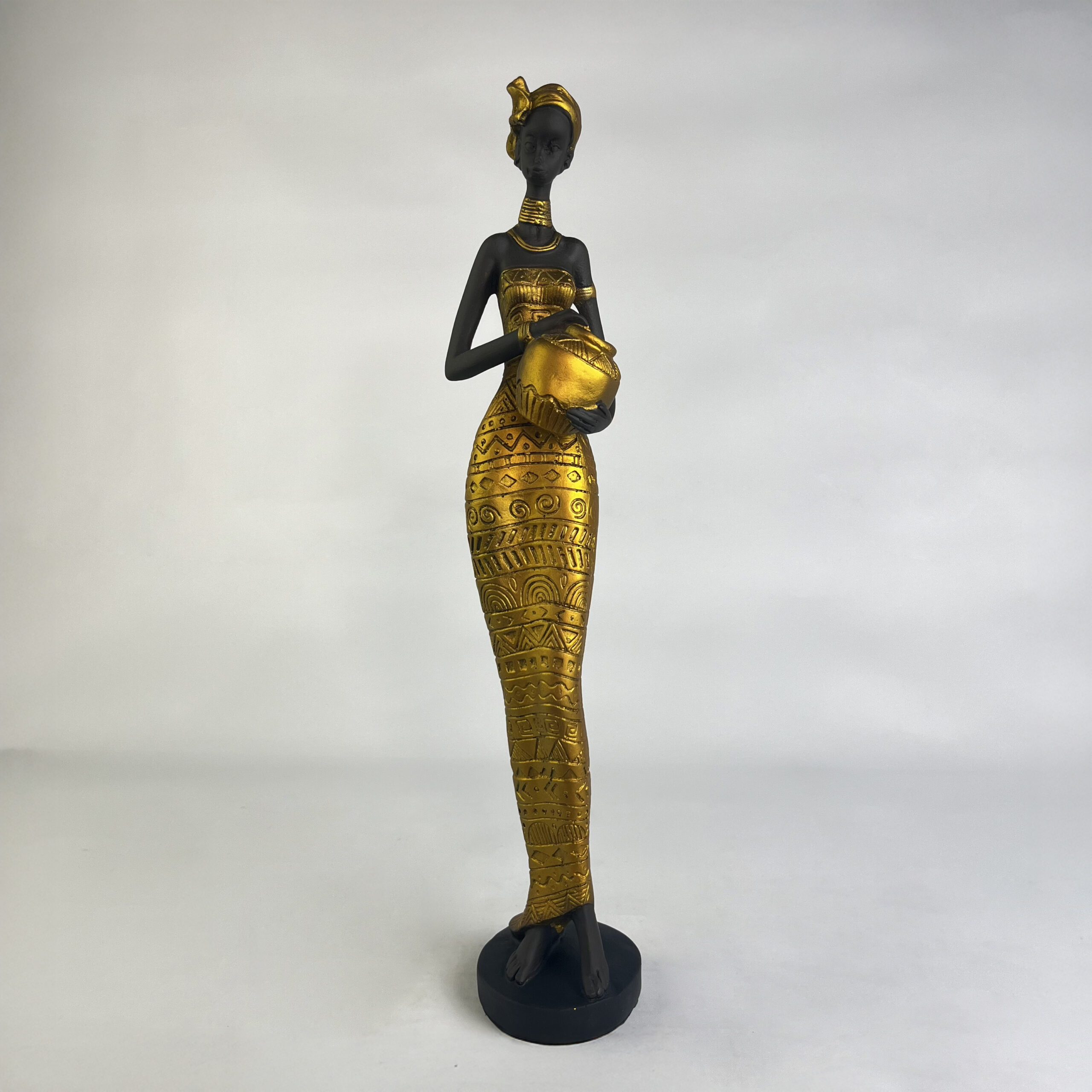 African Woman with Jar A H.42 cm - Image 6