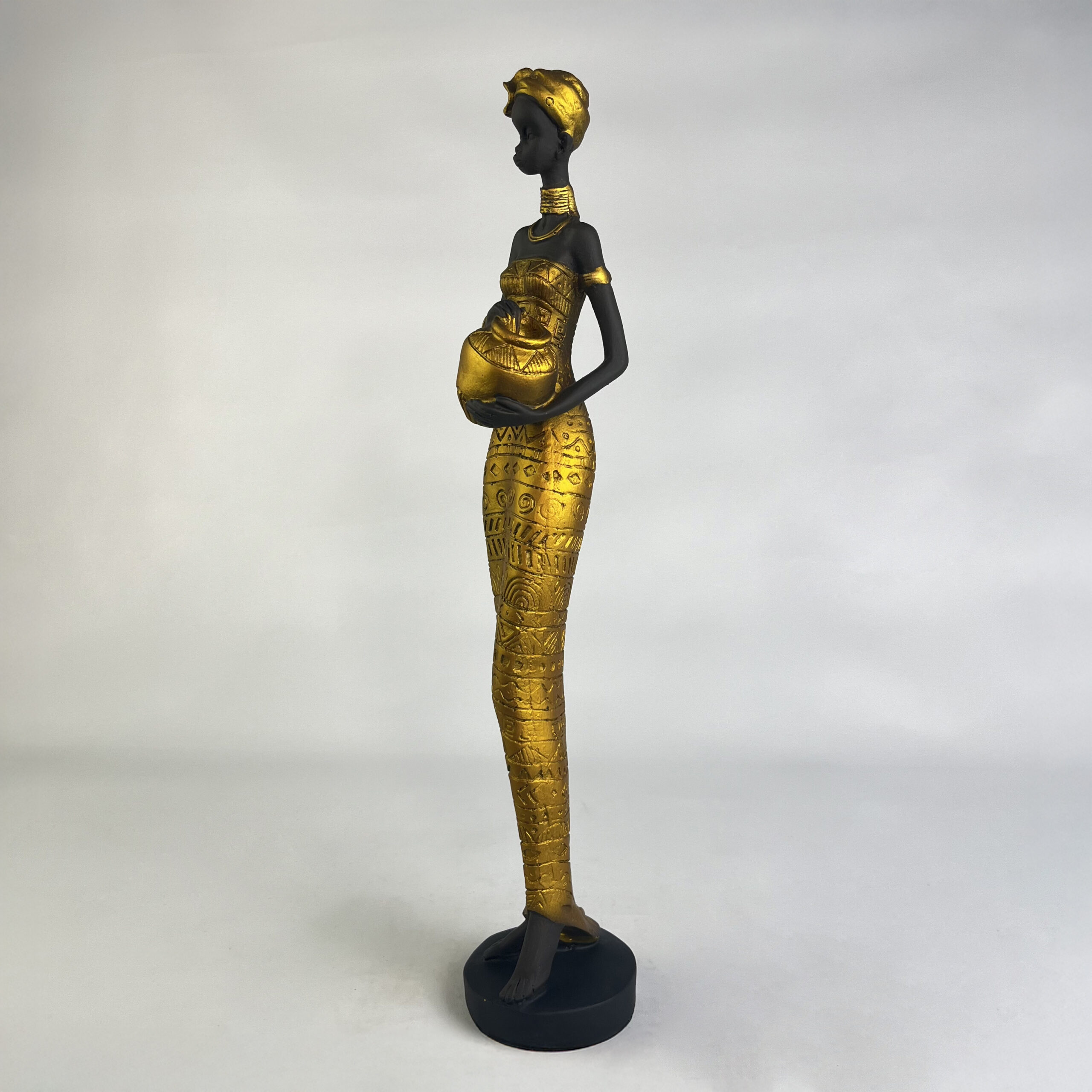 African Woman with Jar A H.42 cm - Image 7
