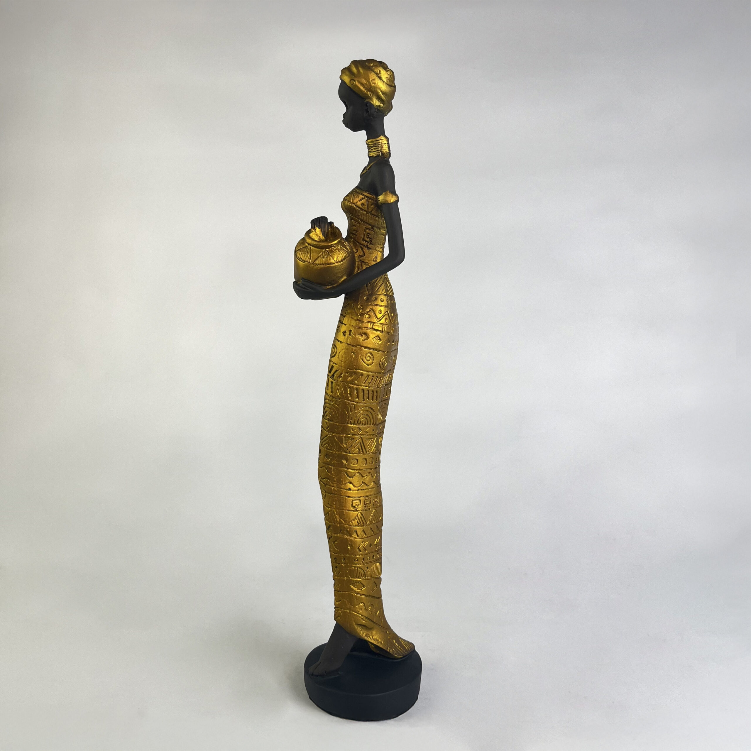 African Woman with Jar A H.42 cm - Image 8